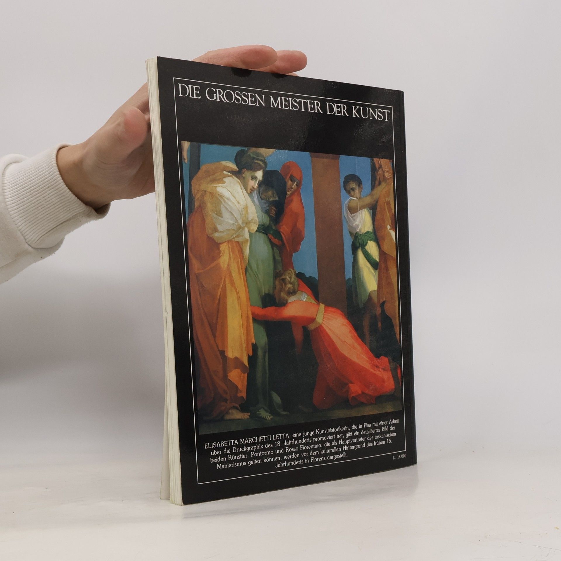 Elisabetta Marchetti Letta Pontormo Rosso Fiorentino