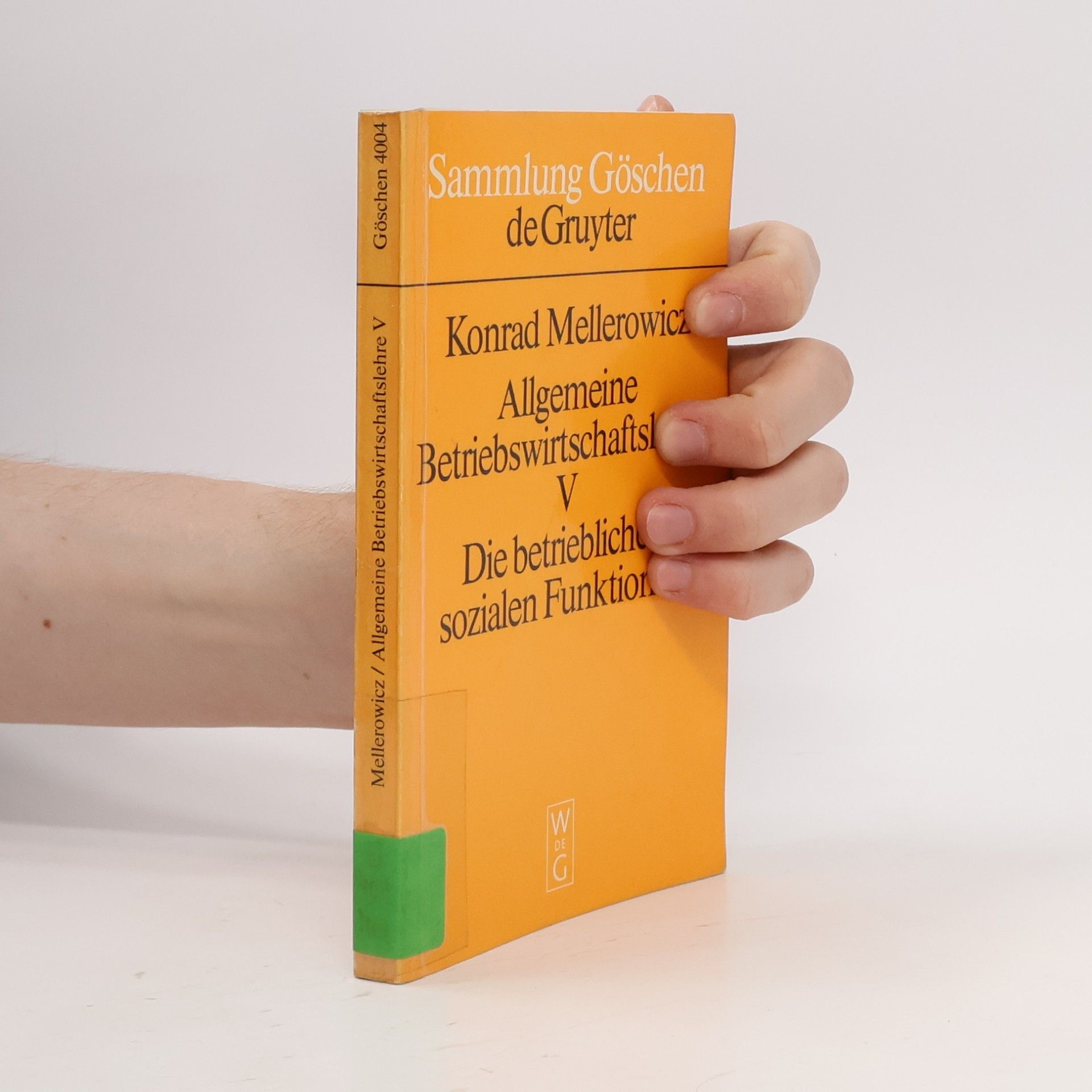 Allgemeine Betriebswirtschaftslehre V