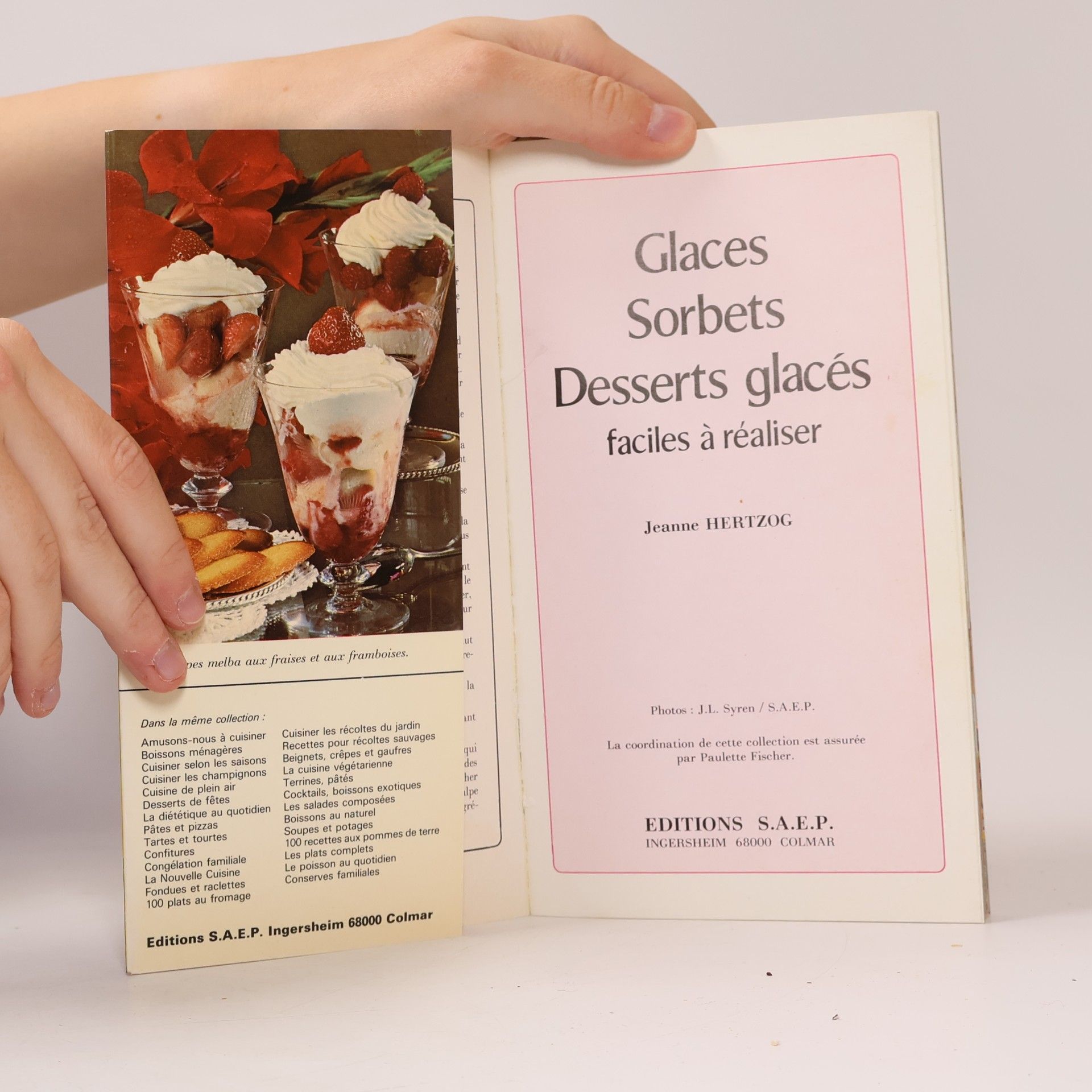 Jeanne Hertzog Glaces, Sorbets, Desserts glacés
