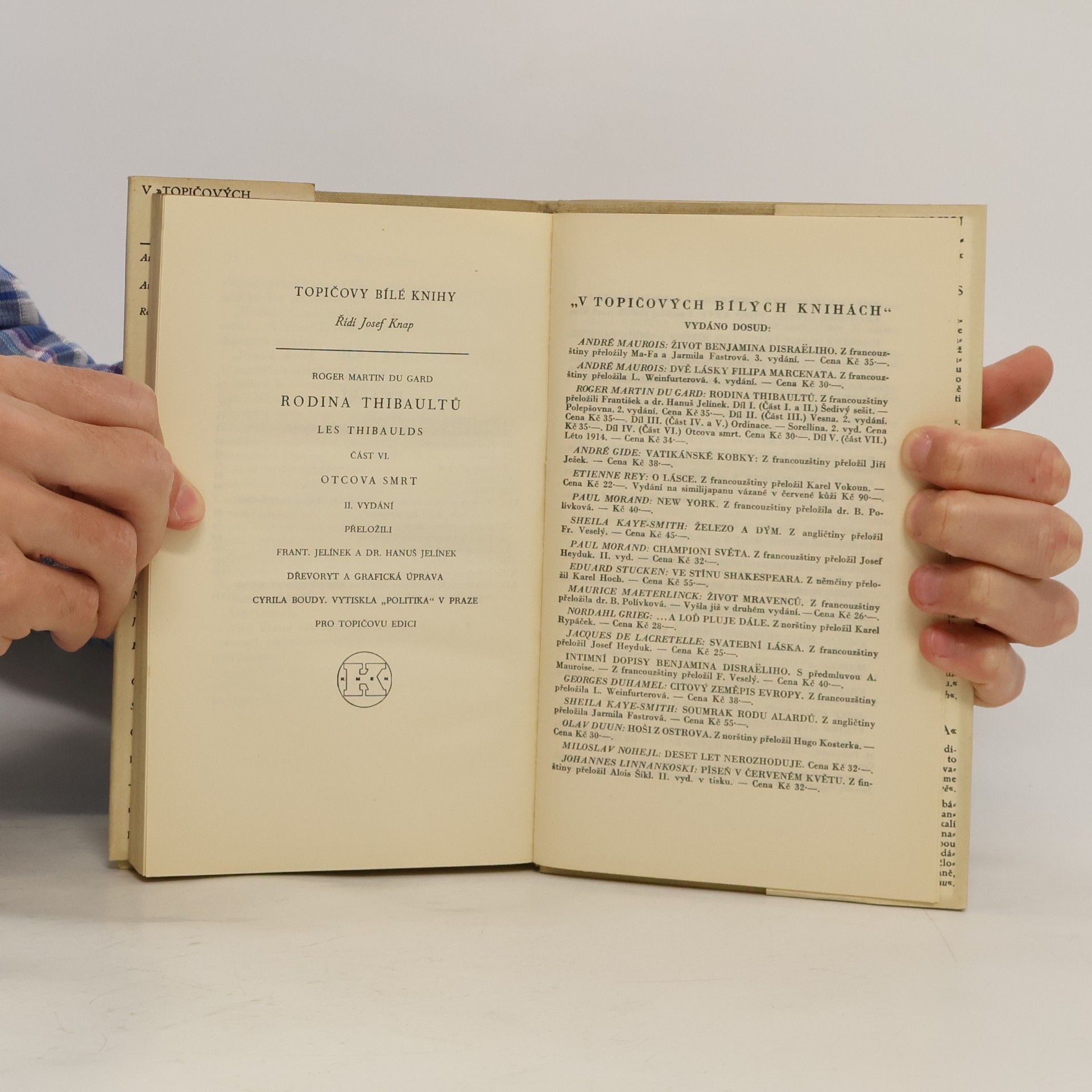 Roger Martin du Gard Rodina Thibaultů. VI. část. Otcova smrt
