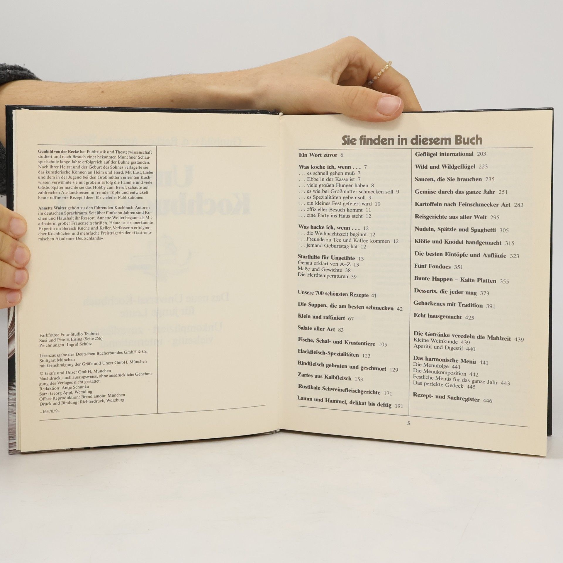 Gunhild von der Recke Unser Kochbuch No. 1