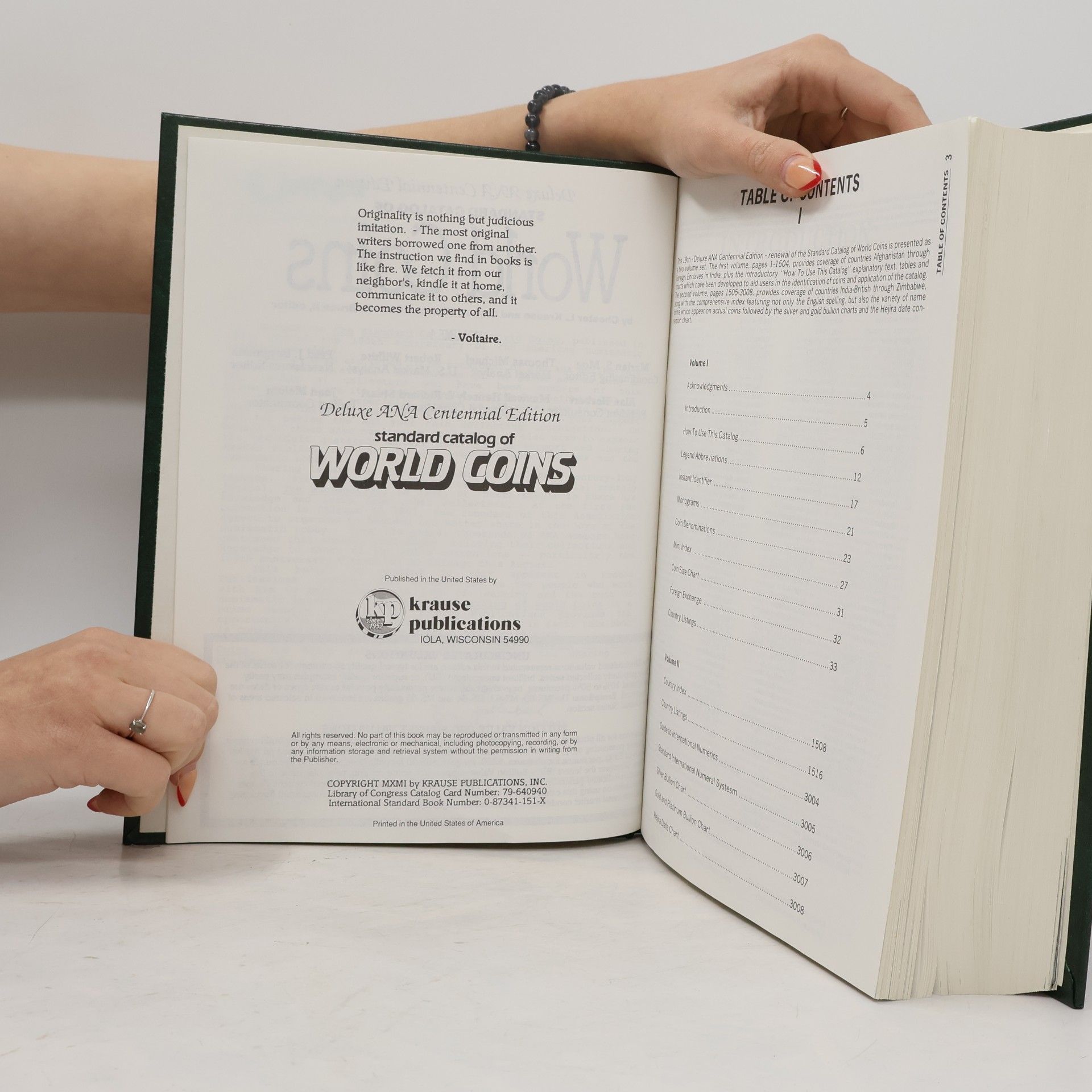 Chester L. Krause Standard Catalog of World Coins I.-II.