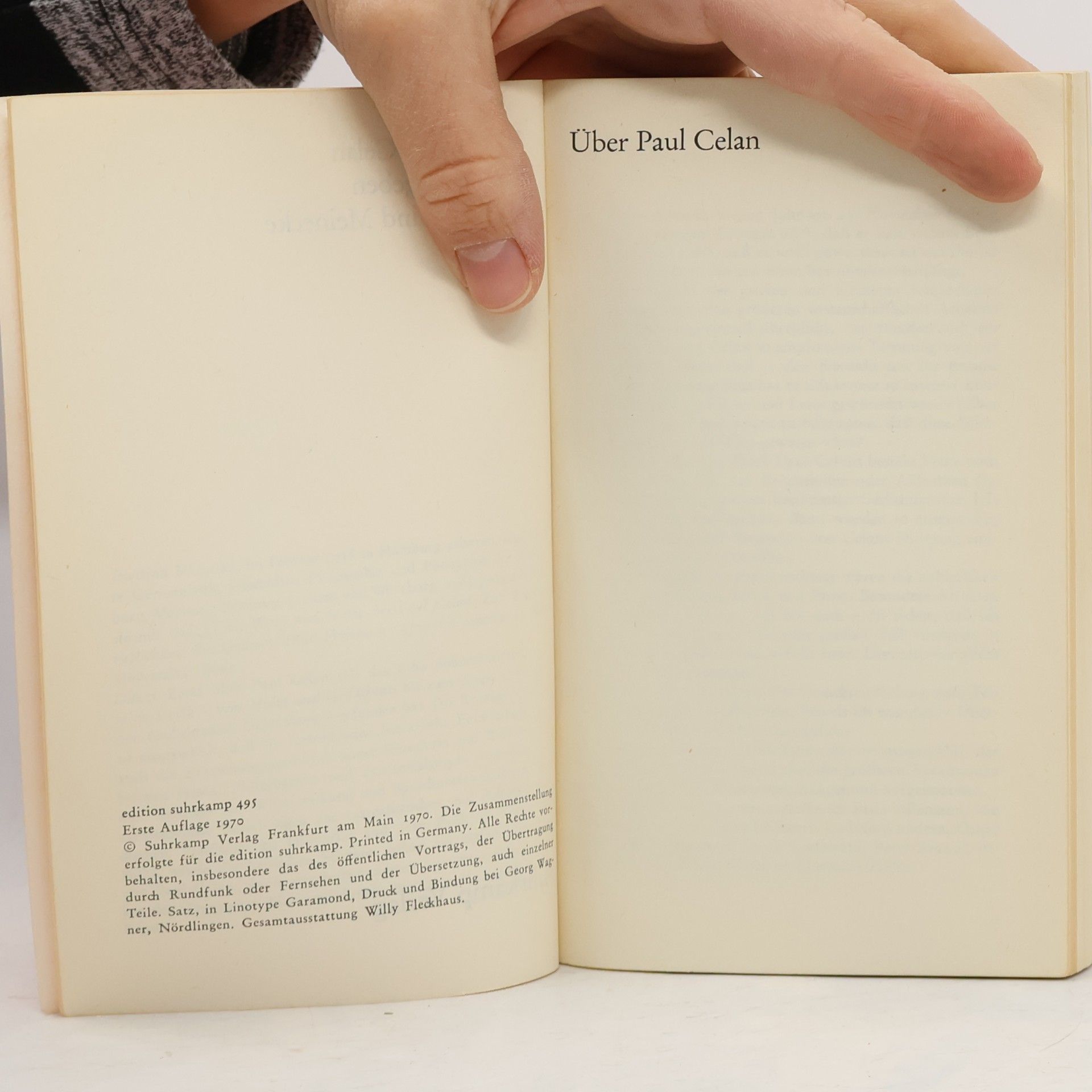 Autorenkollektiv Über Paul Celan