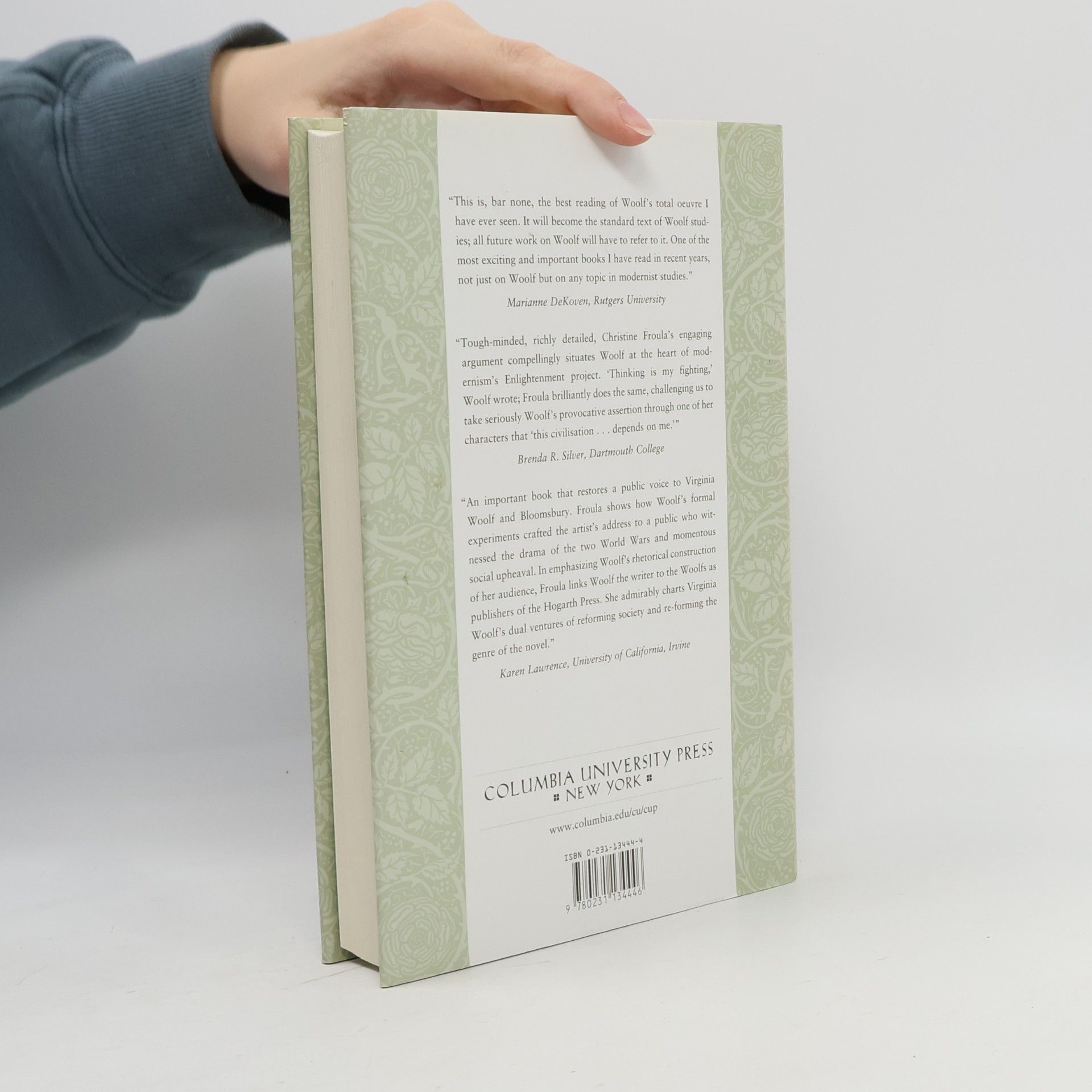 Christine Froula Virginia Woolf and the Bloomsbury Avant-garde