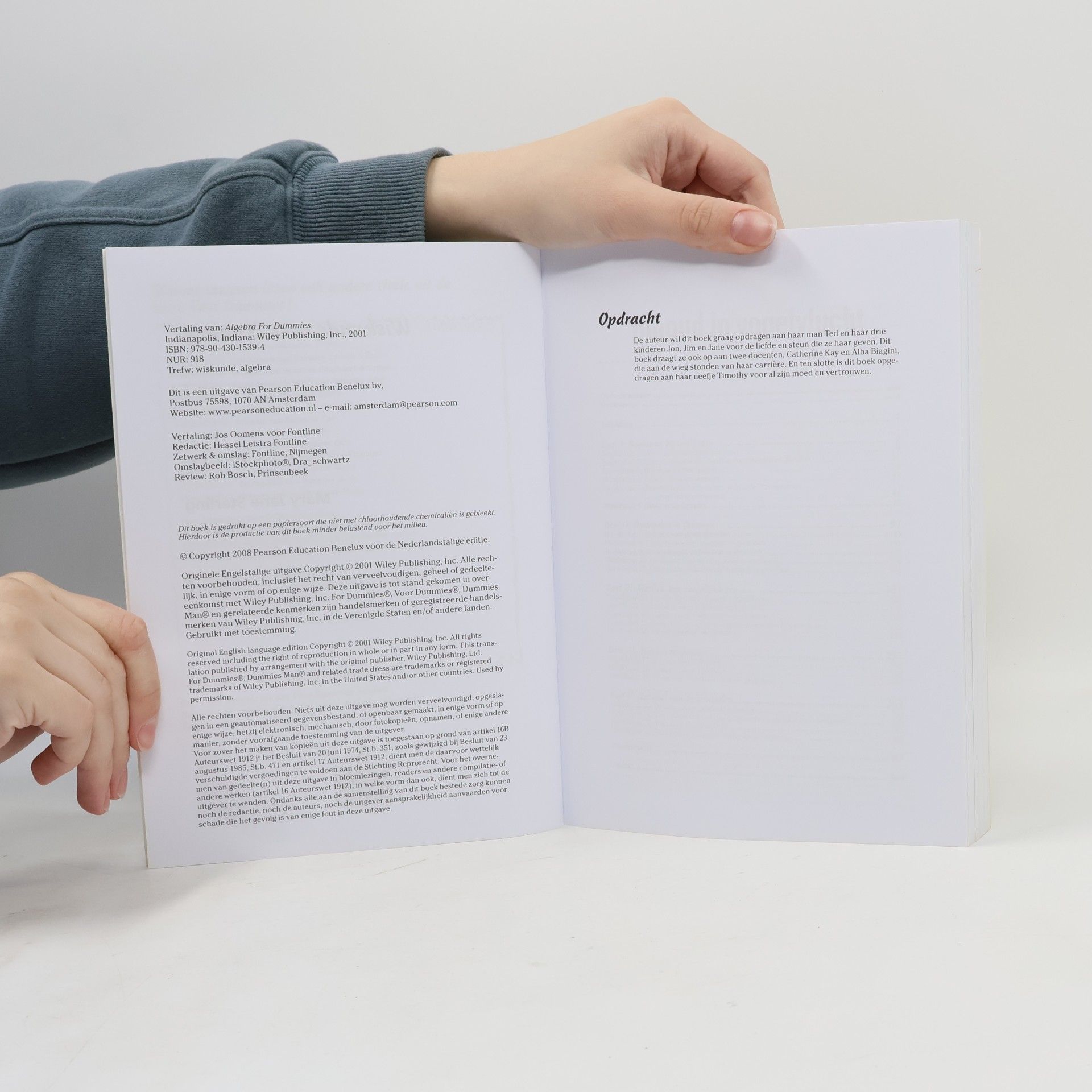 Mary Jane Sterling Wiskunde voor Dummies