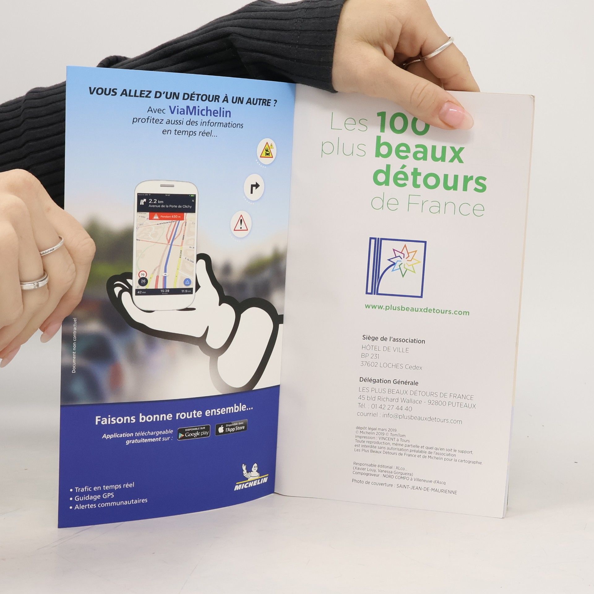 Auteurscollectief Les 100 "Plus Beaux Détours" de France 2019