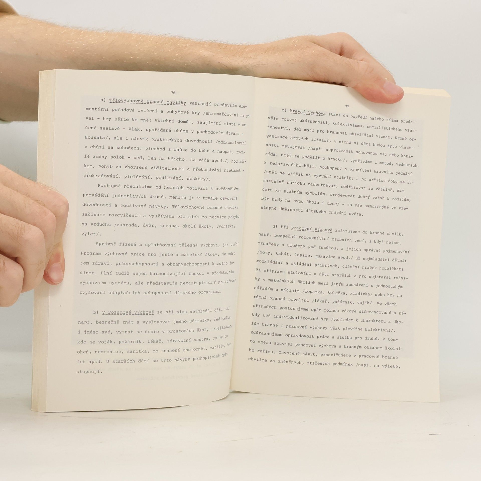 Collectif d'auteurs Branná výchova v mateřské škole
