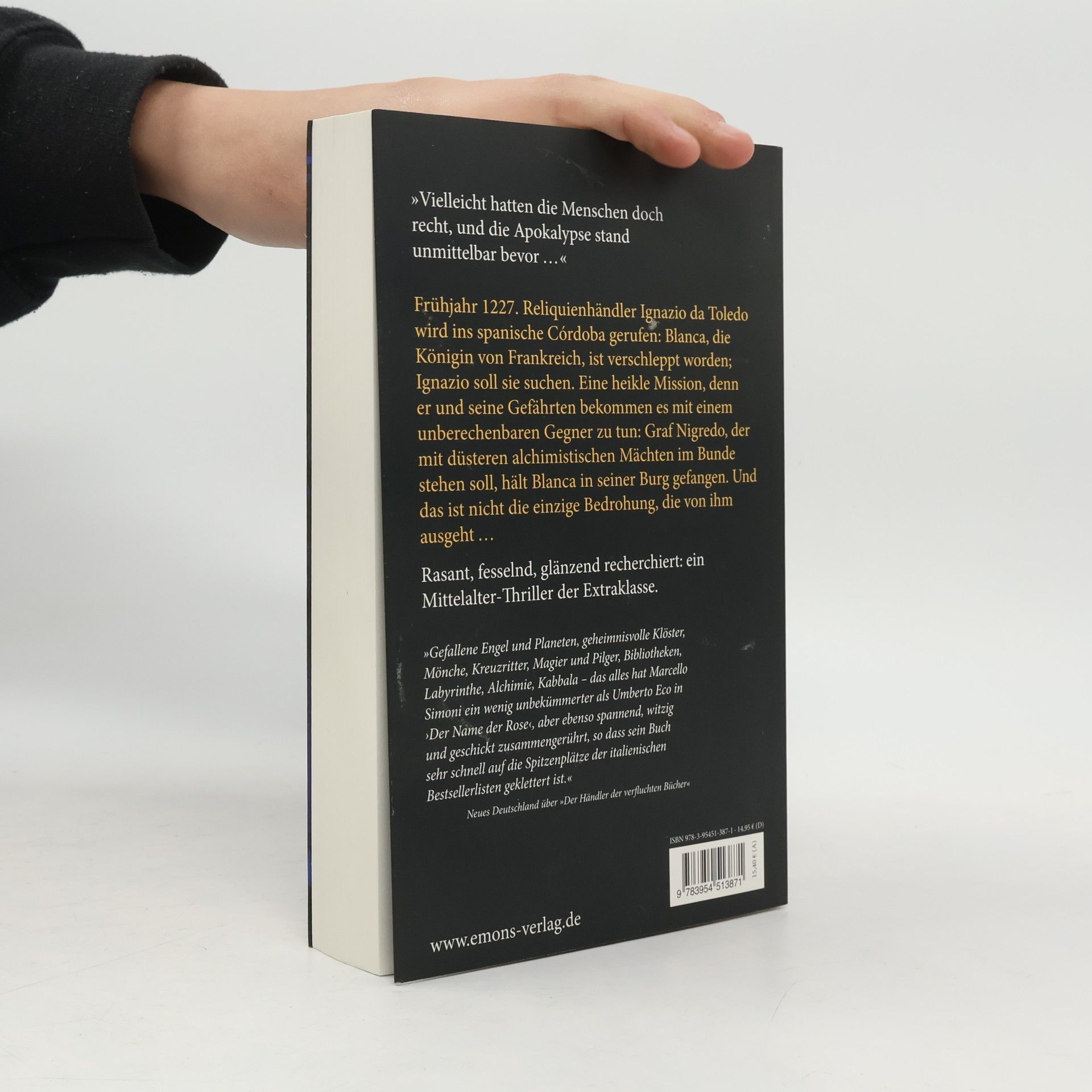 Marcello Simoni Die verschwundene Bibliothek des Alchimisten