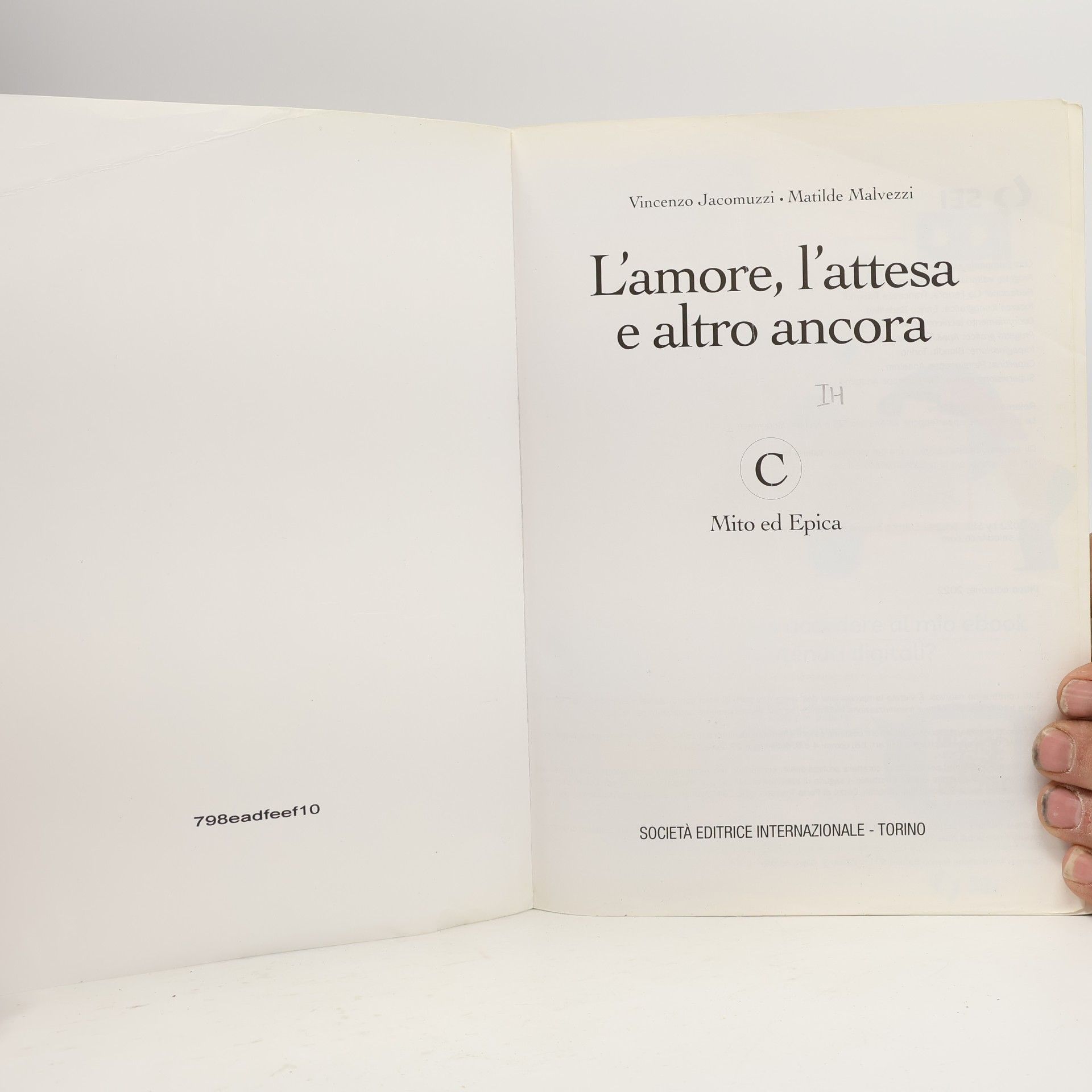 Vincenzo Jacomuzzi L'amore, l'attesa e altro ancora