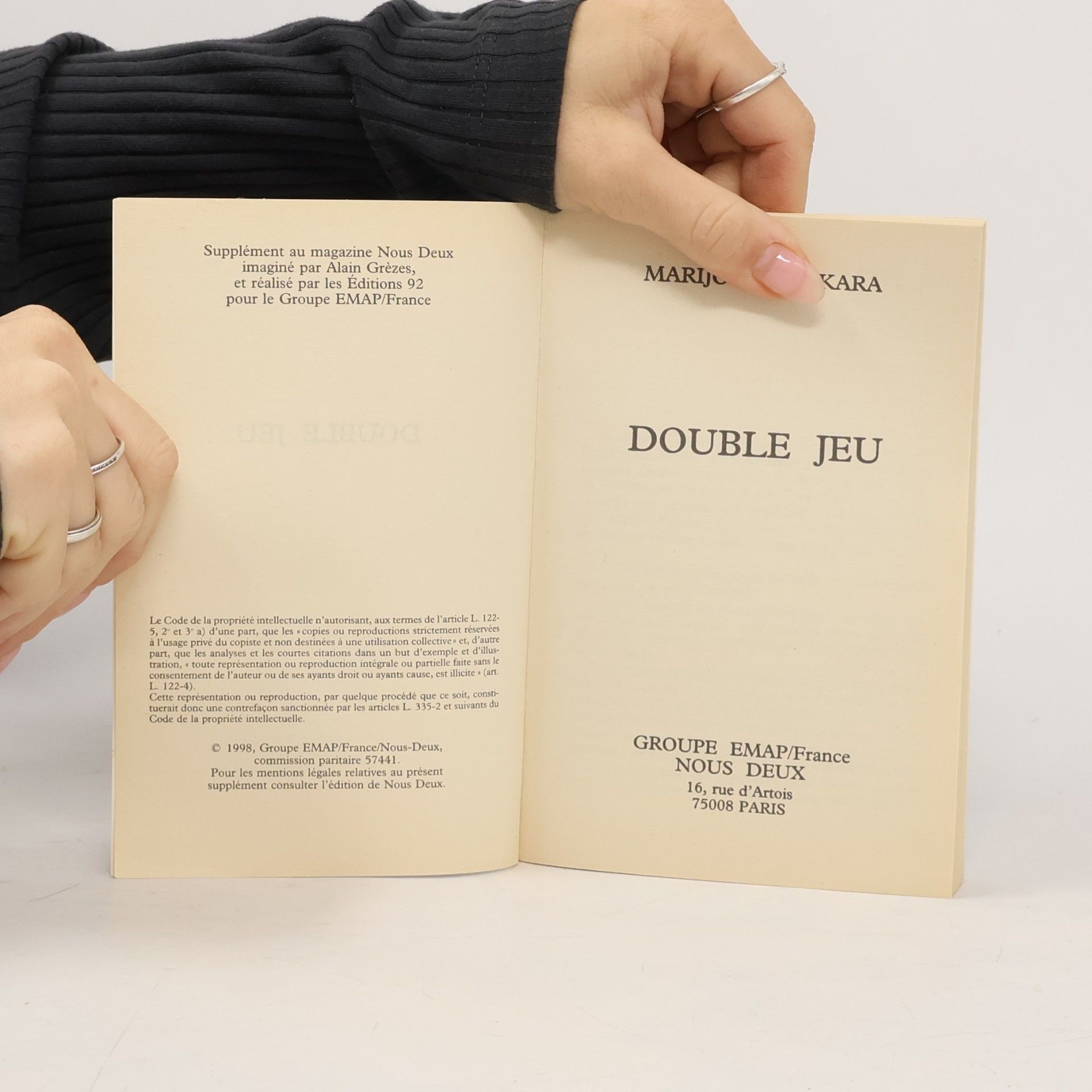 Marijosé Sankara Double jeu