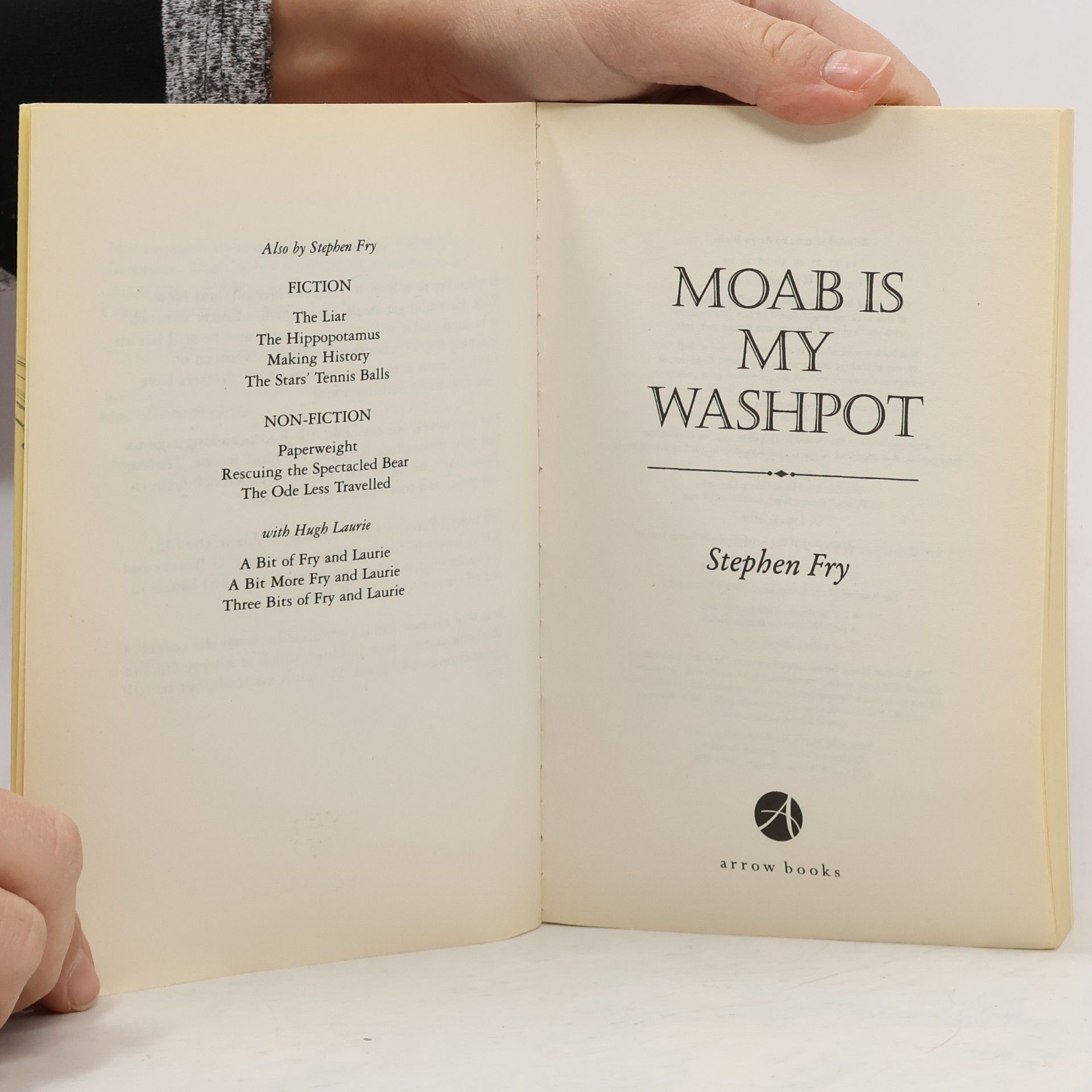 Stephen Fry Moab is My Washpot