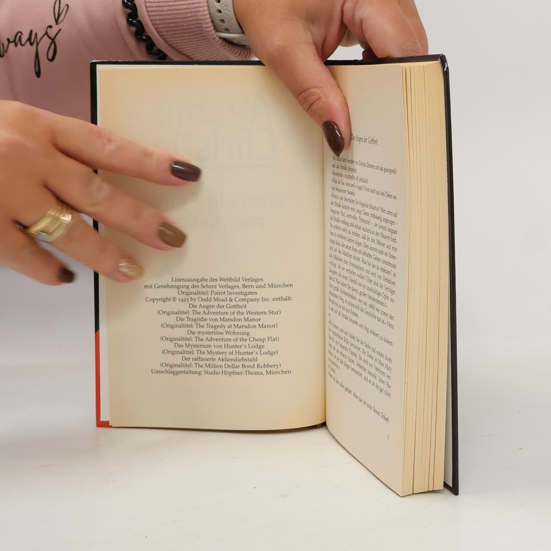 Agatha Christie Hercule Poirot rechnet ab