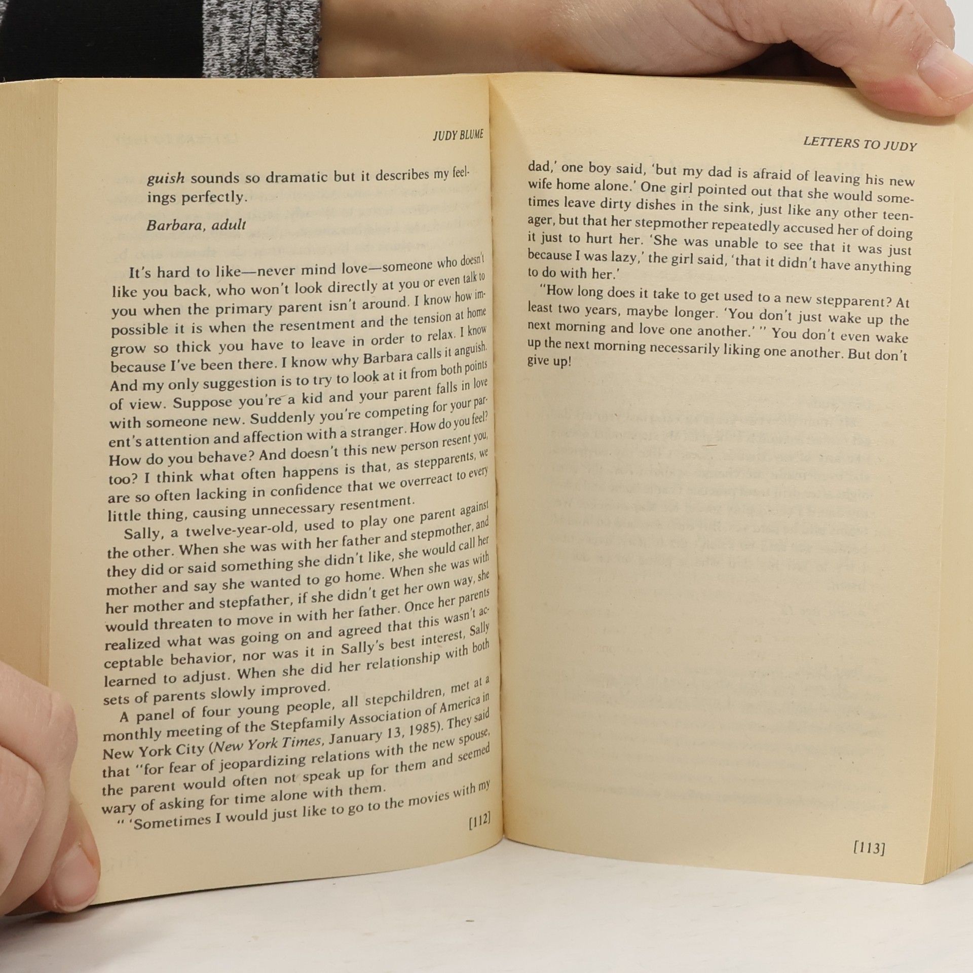 Judy Blume Letters to Judy
