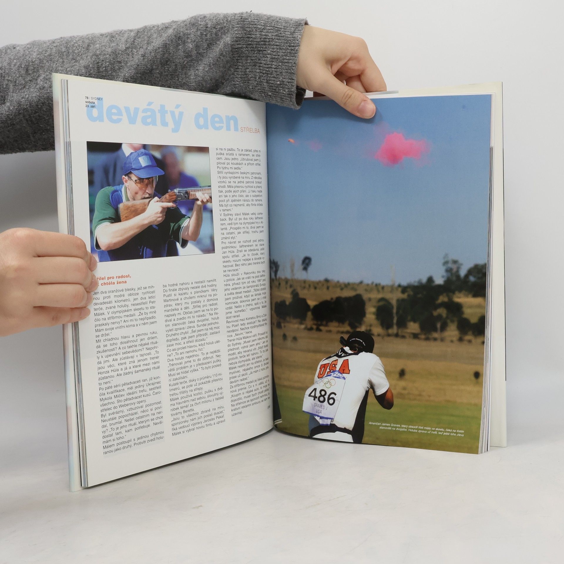 Václav Pacina Sydney 2000 : XXVII. letní olympijské hry očima reportérů