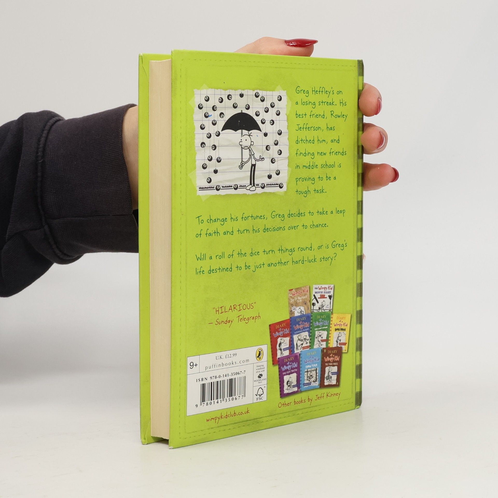 Jeff Kinney Diary of a Wimpy Kid: Hard luck