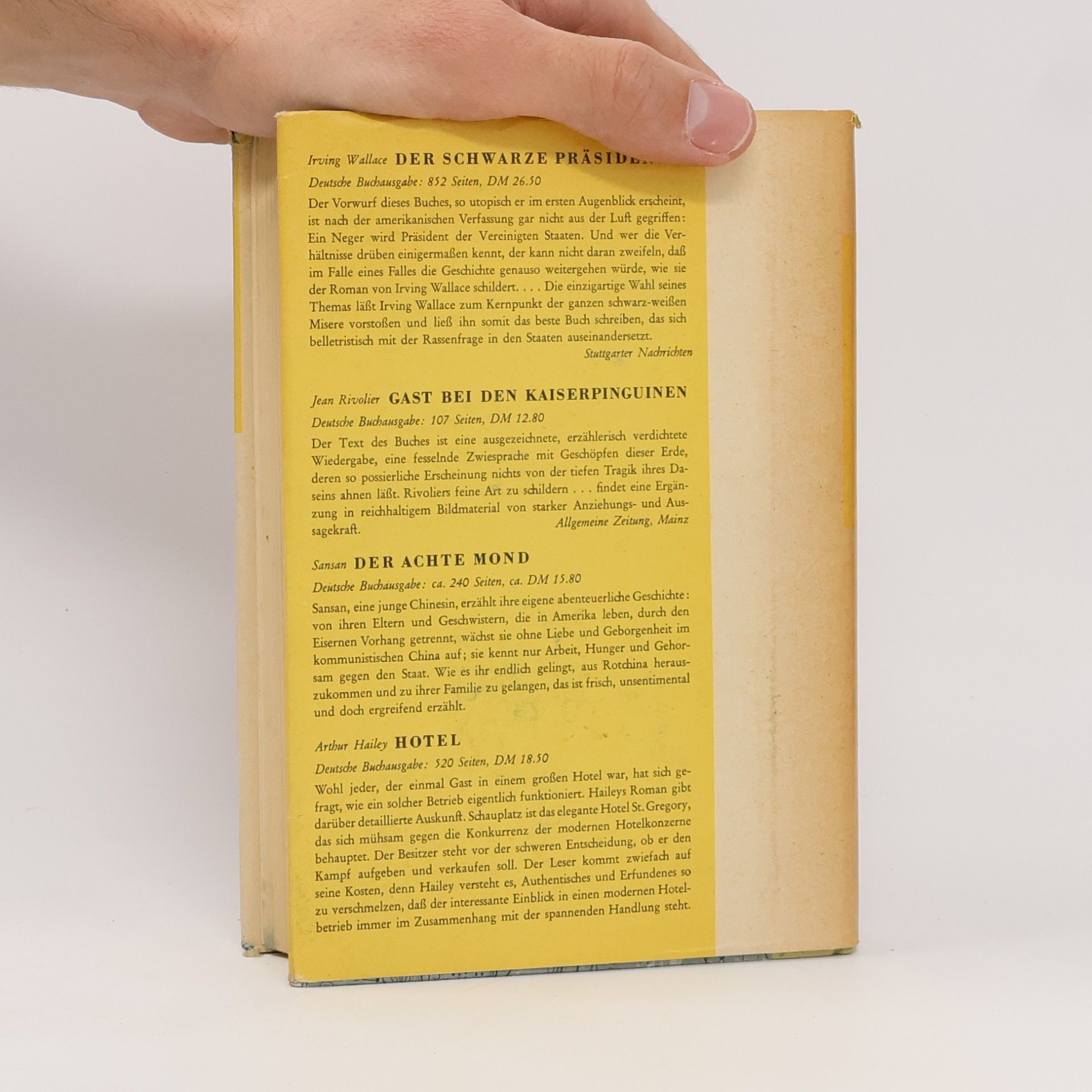 Irving Wallace Reader's Digest Auswahlbücher