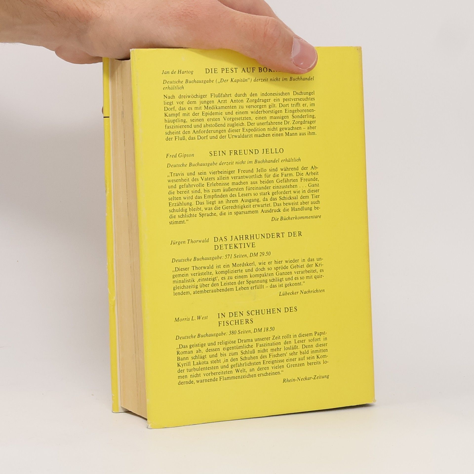 Jürgen Thorwald Reader's Digest Auswahlbücher