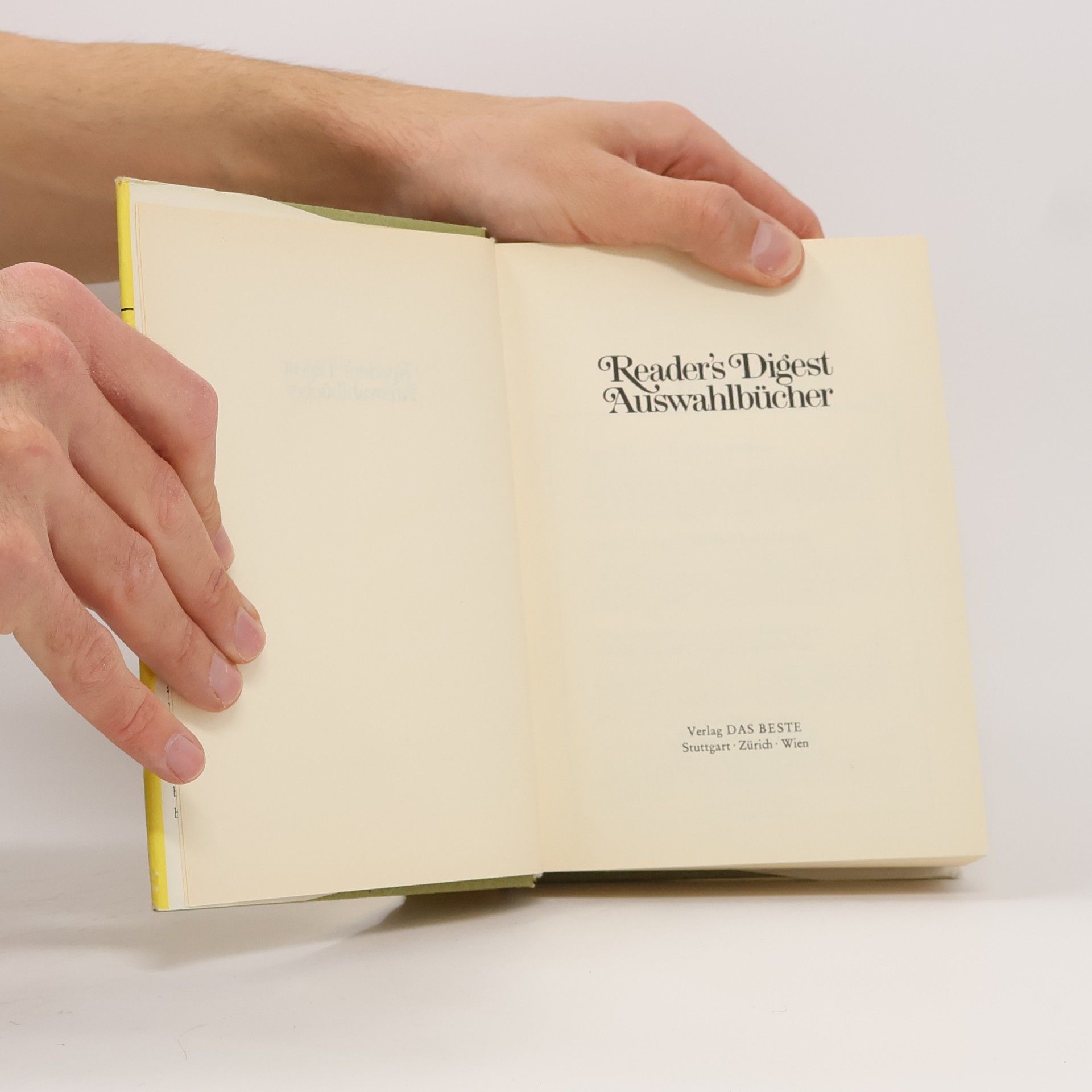 Jürgen Thorwald Reader's Digest Auswahlbücher