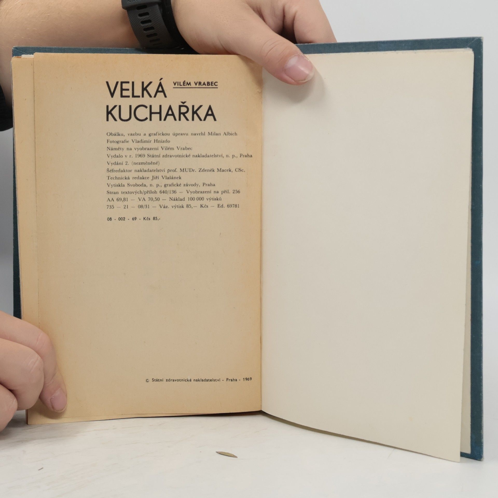 Vilém Vrabec Velká kuchařka