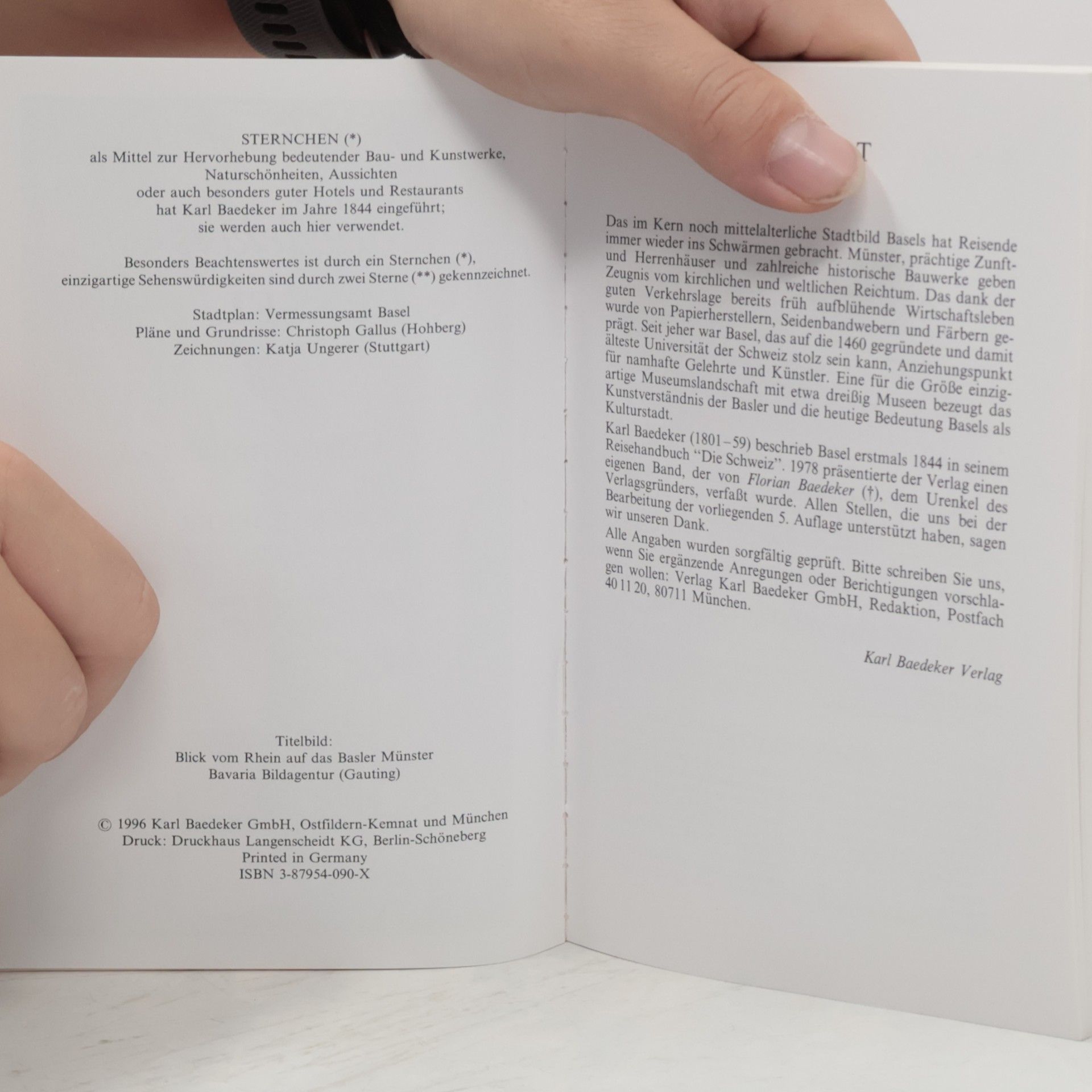 Florian Baedeker Baedekers Basel