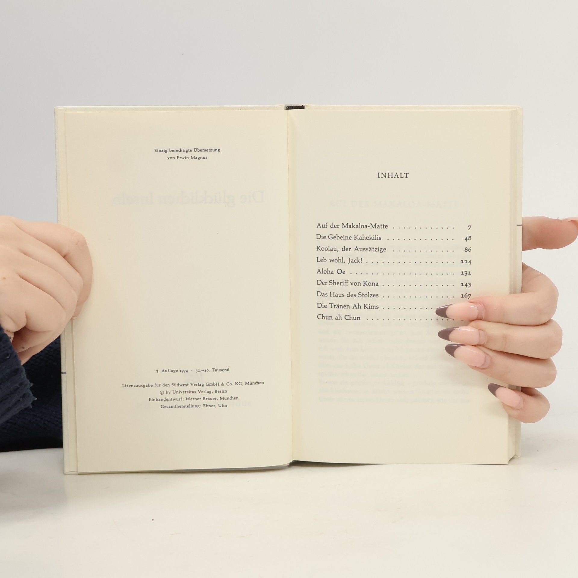 Jack London Die glücklichen Inseln