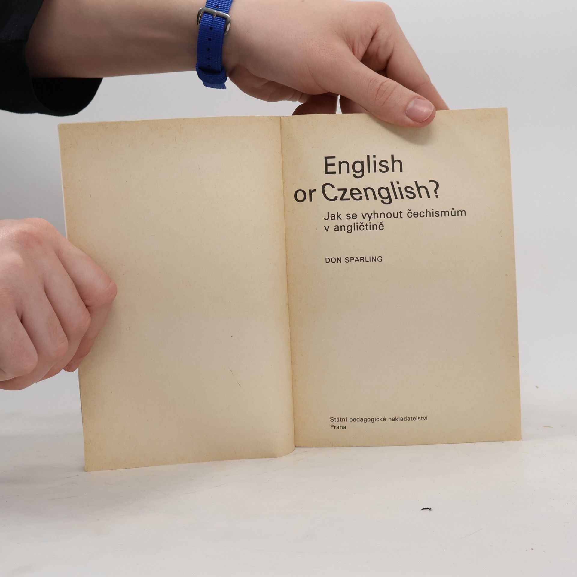 Thomas Donaldson Sparling English or Czenglish?