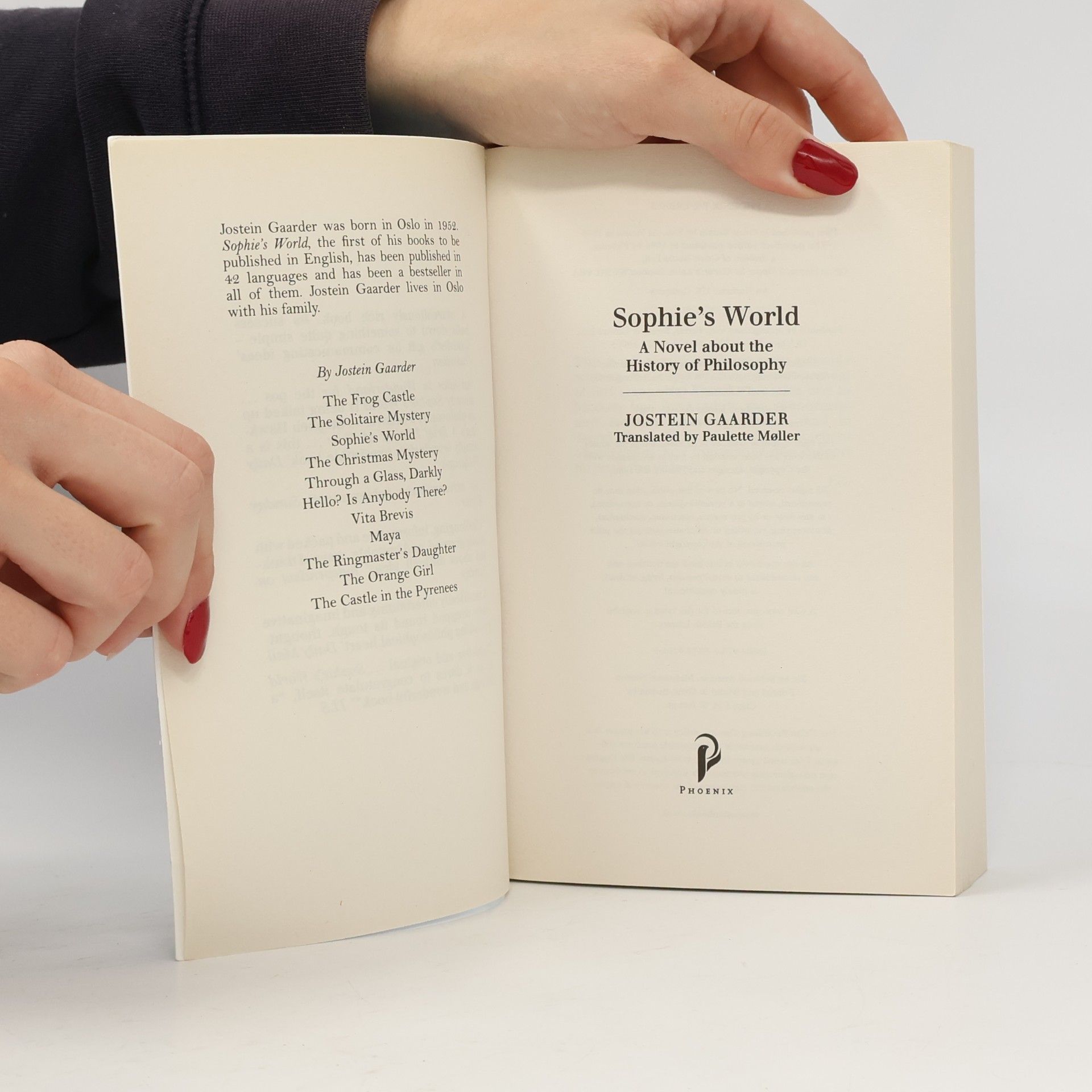 Jostein Gaarder Sophie's World