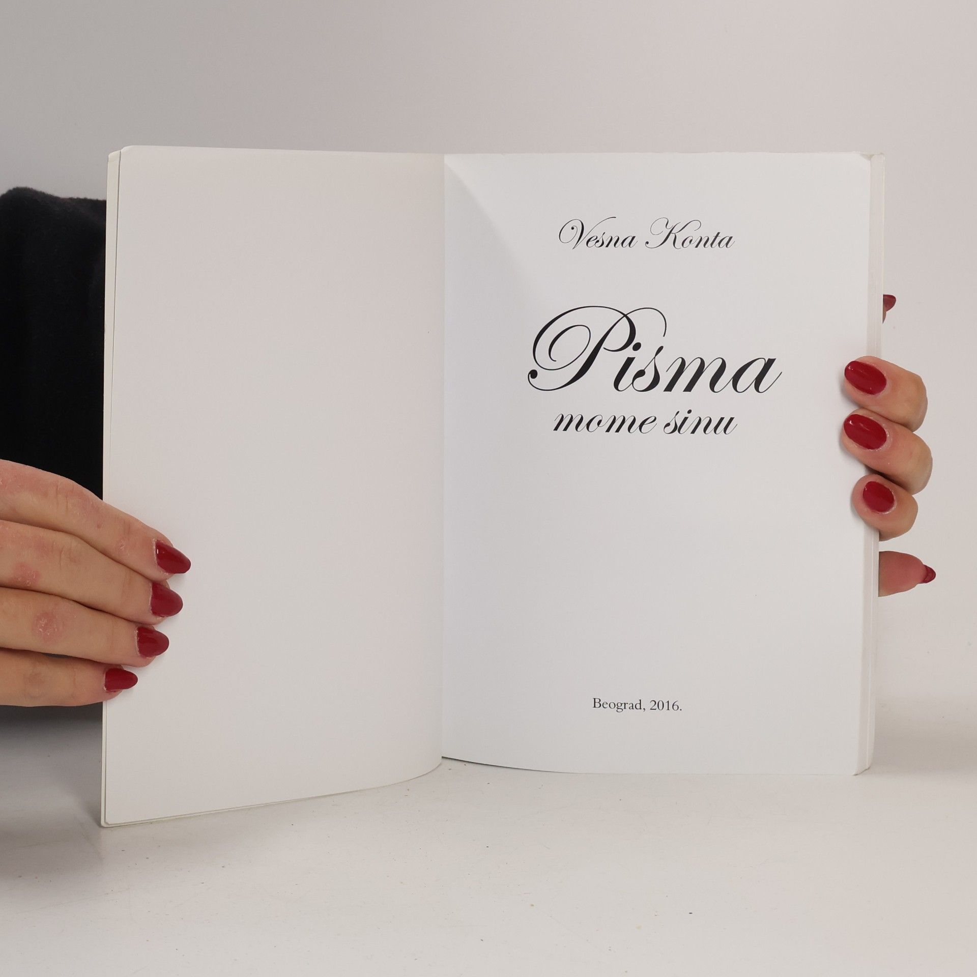 Vesna Konta Pisma mome sinu