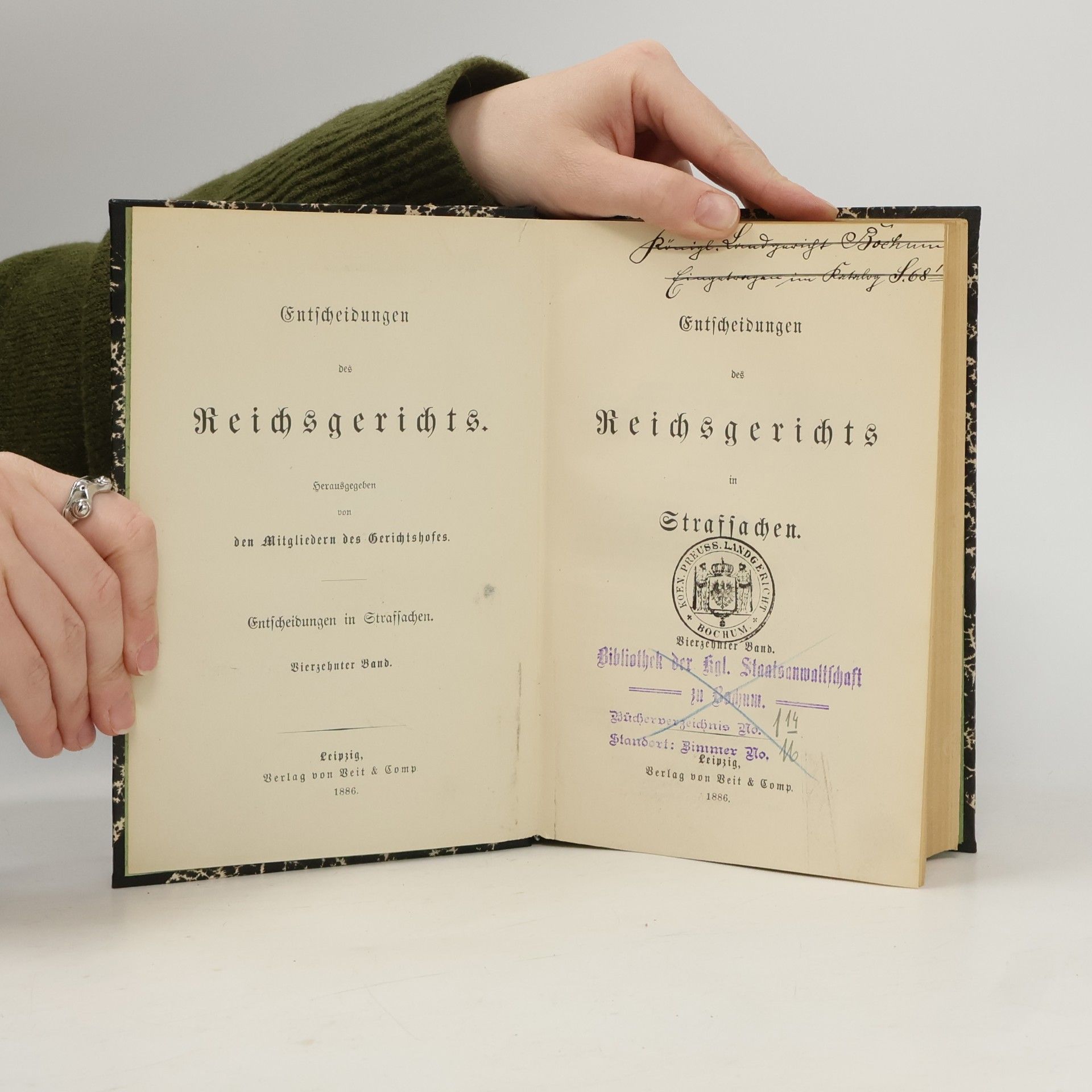 Autores varios Entscheidungen des Reichsgerichts in Strafsachen 14