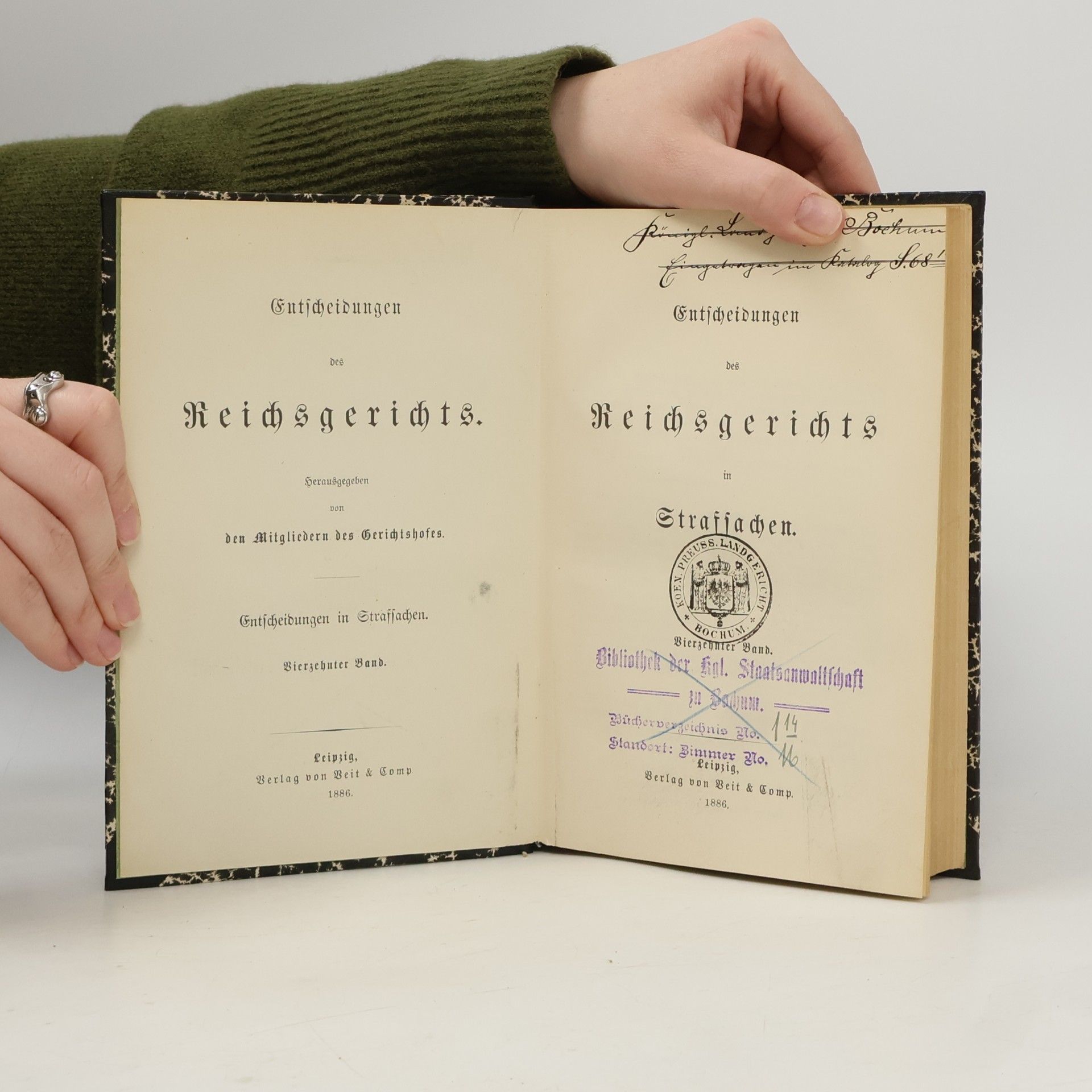 Autores varios Entscheidungen des Reichsgerichts in Strafsachen 14