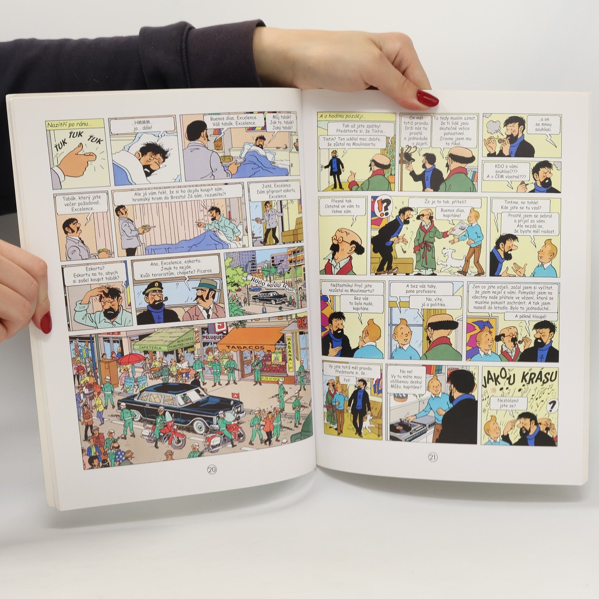Hergé Tintinova dobrodružství. Tintin a Los Pícaros