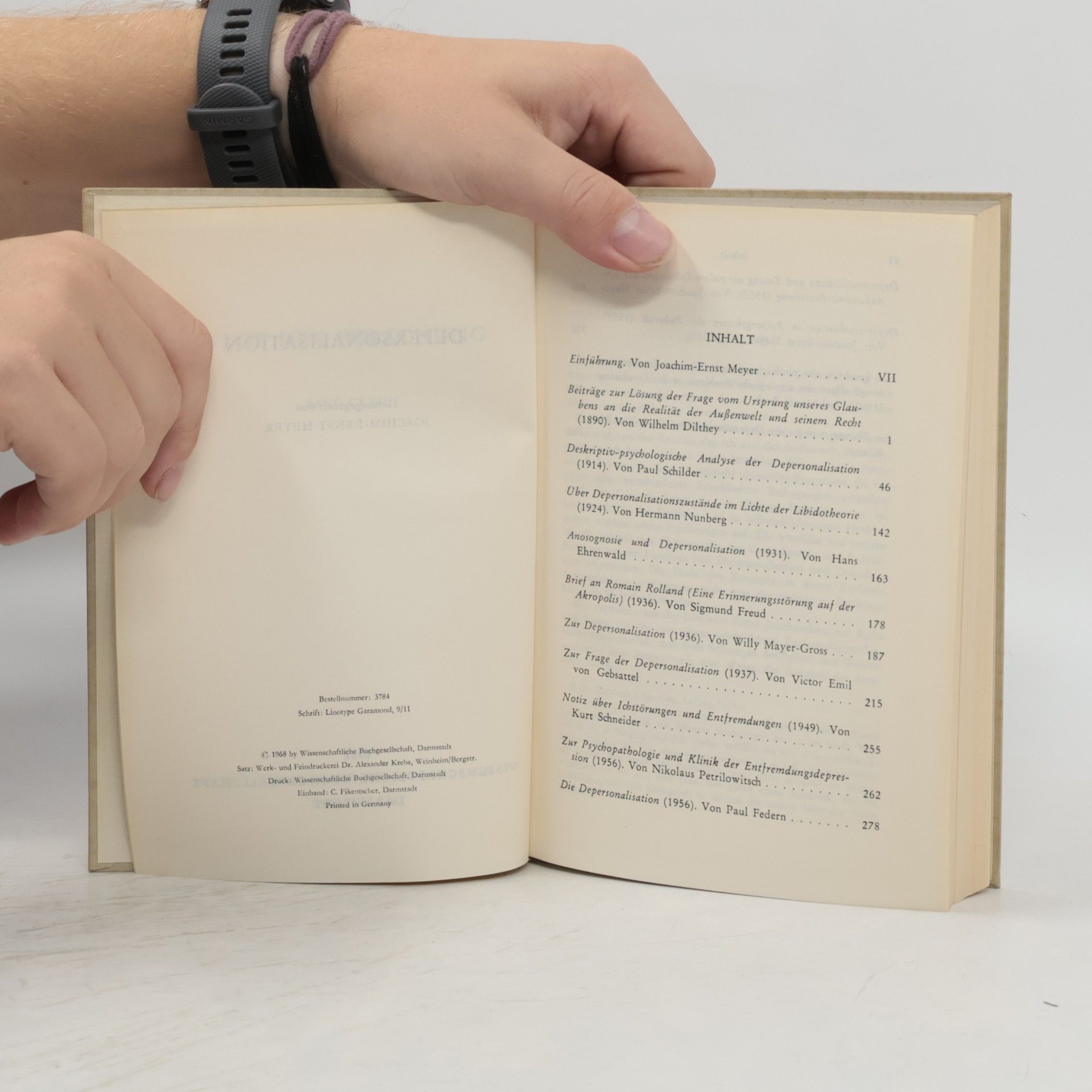 Collectif d'auteurs Depersonalisation