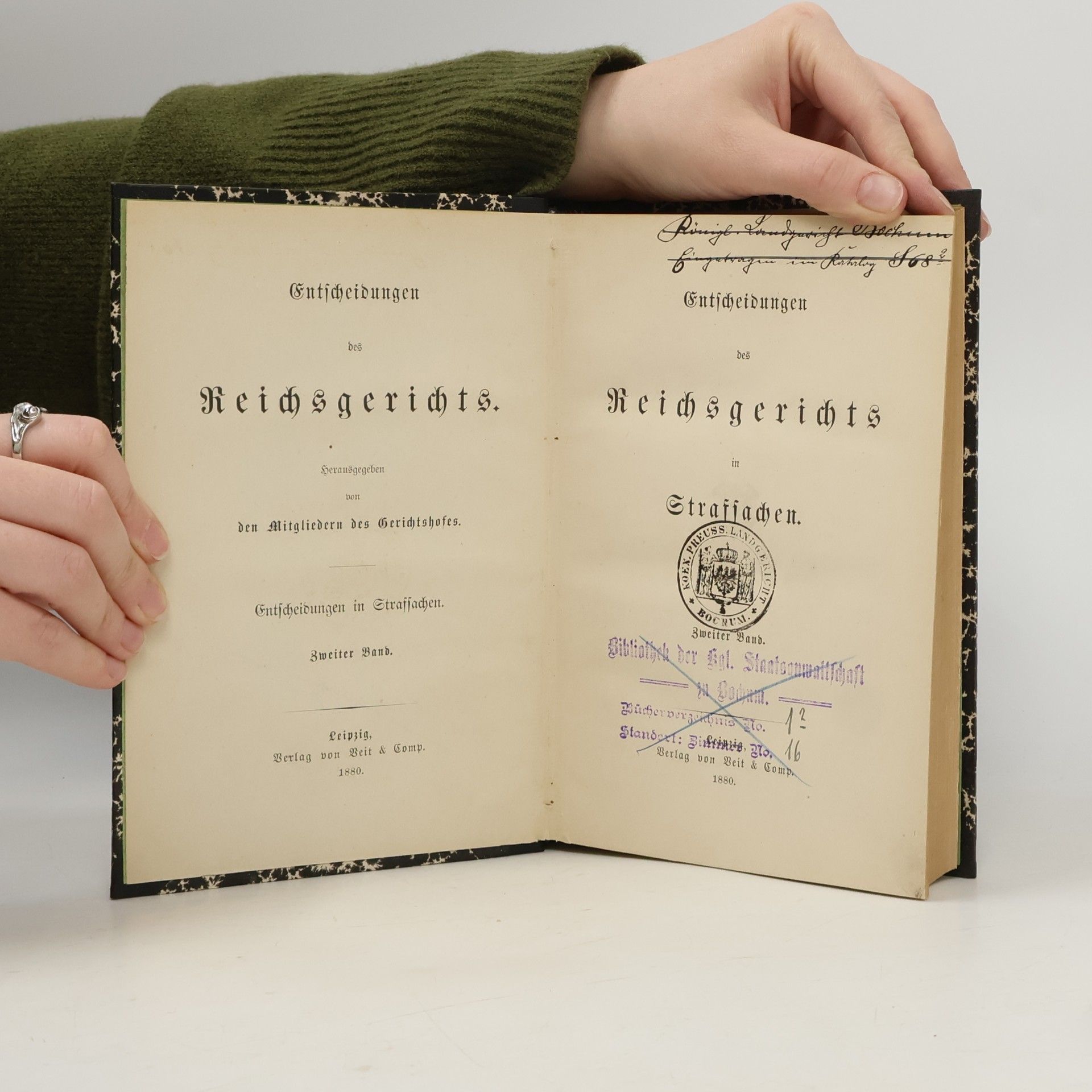 Collectif d'auteurs Entscheidungen des Reichsgerichts in Strafsachen