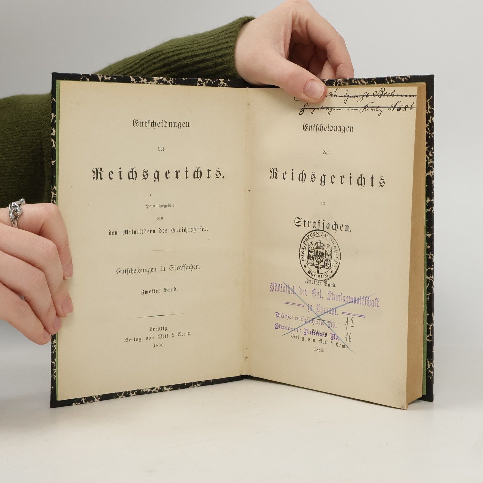 Collectif d'auteurs Entscheidungen des Reichsgerichts in Strafsachen