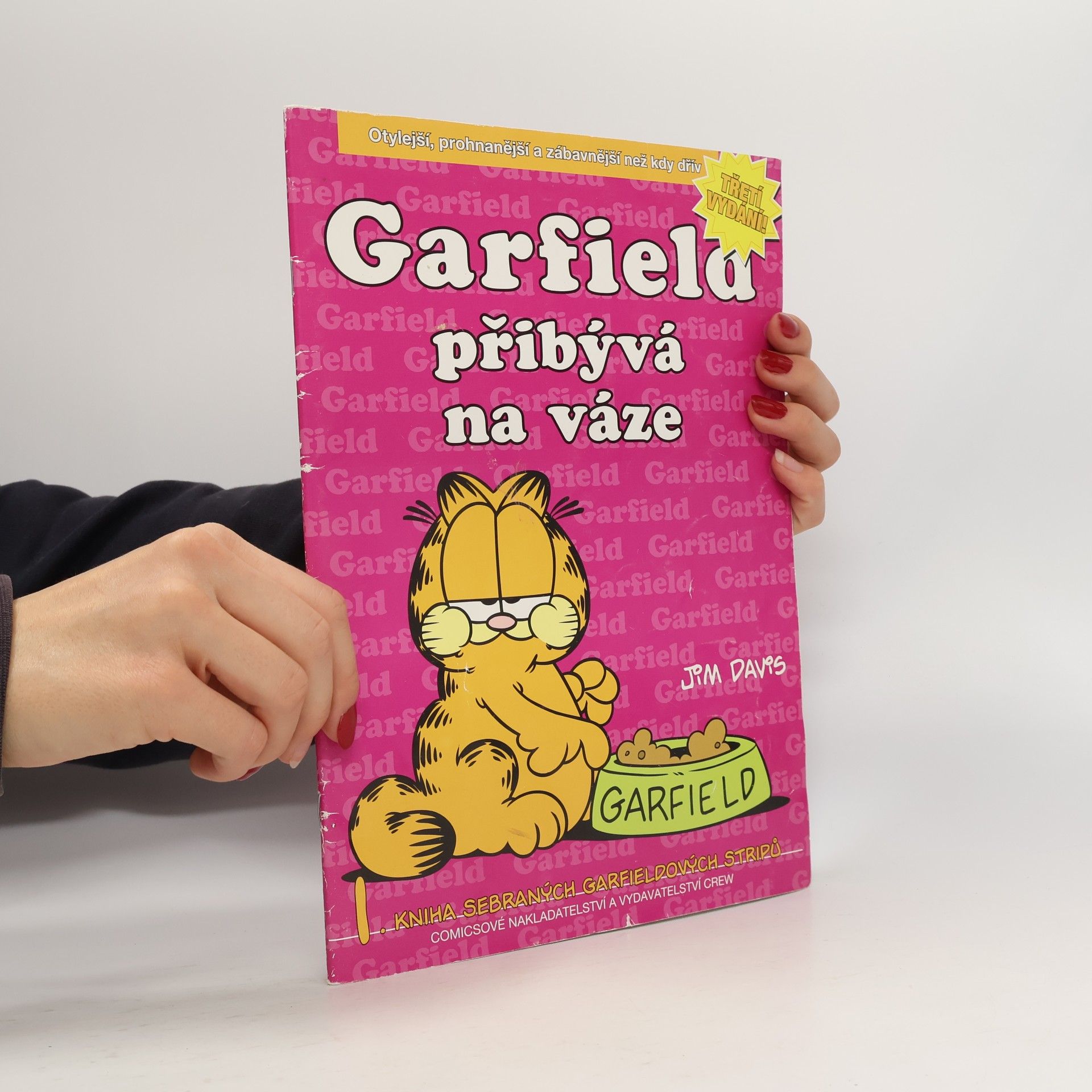 Jim Davis Garfield přibývá na váze