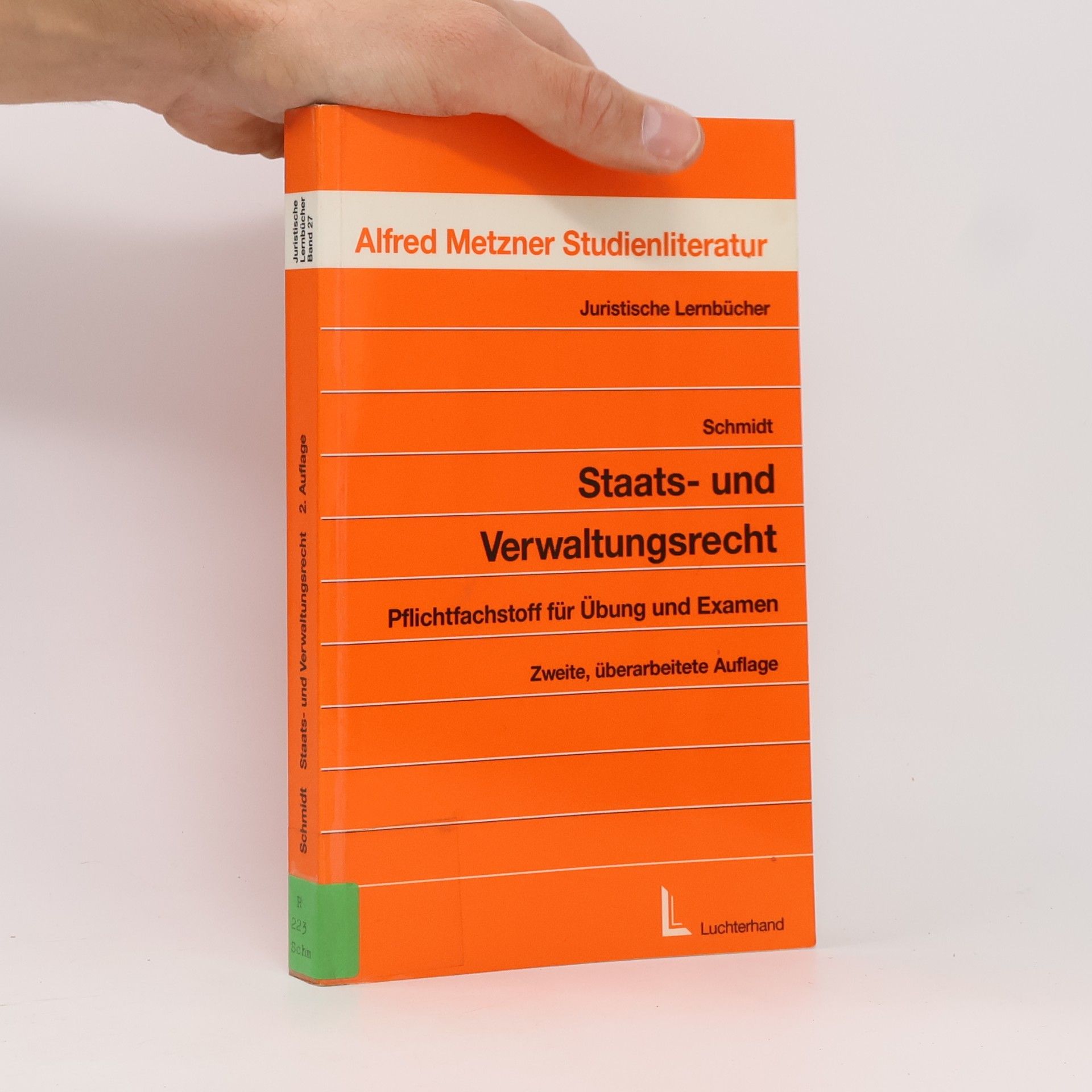 Alfred Metzner Staats- und Verwaltungsrecht
