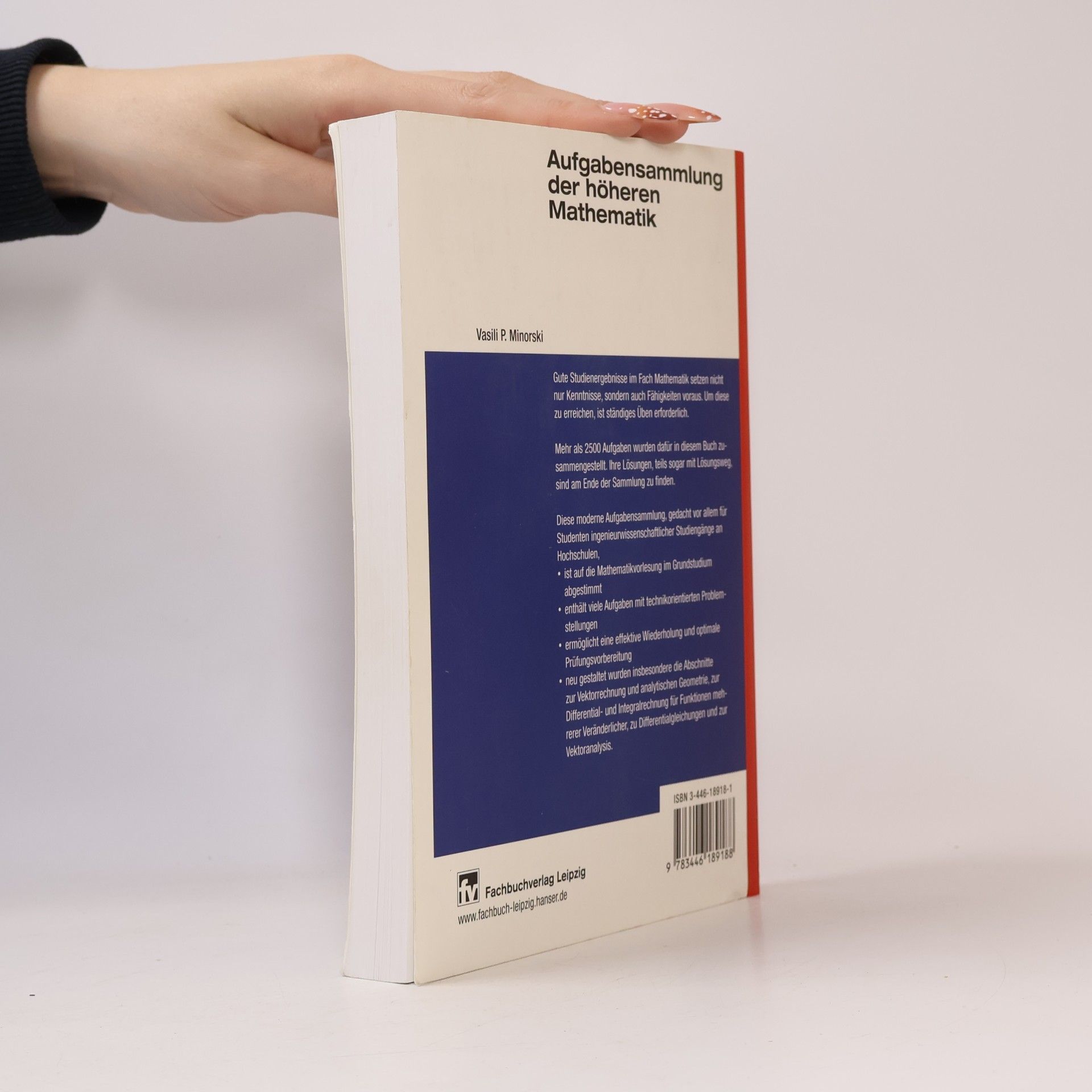 Vasilij P. Minorskij Aufgabensammlung der höheren Mathematik - 14. Auflage, neubearbeitete und erweiterte Auflage