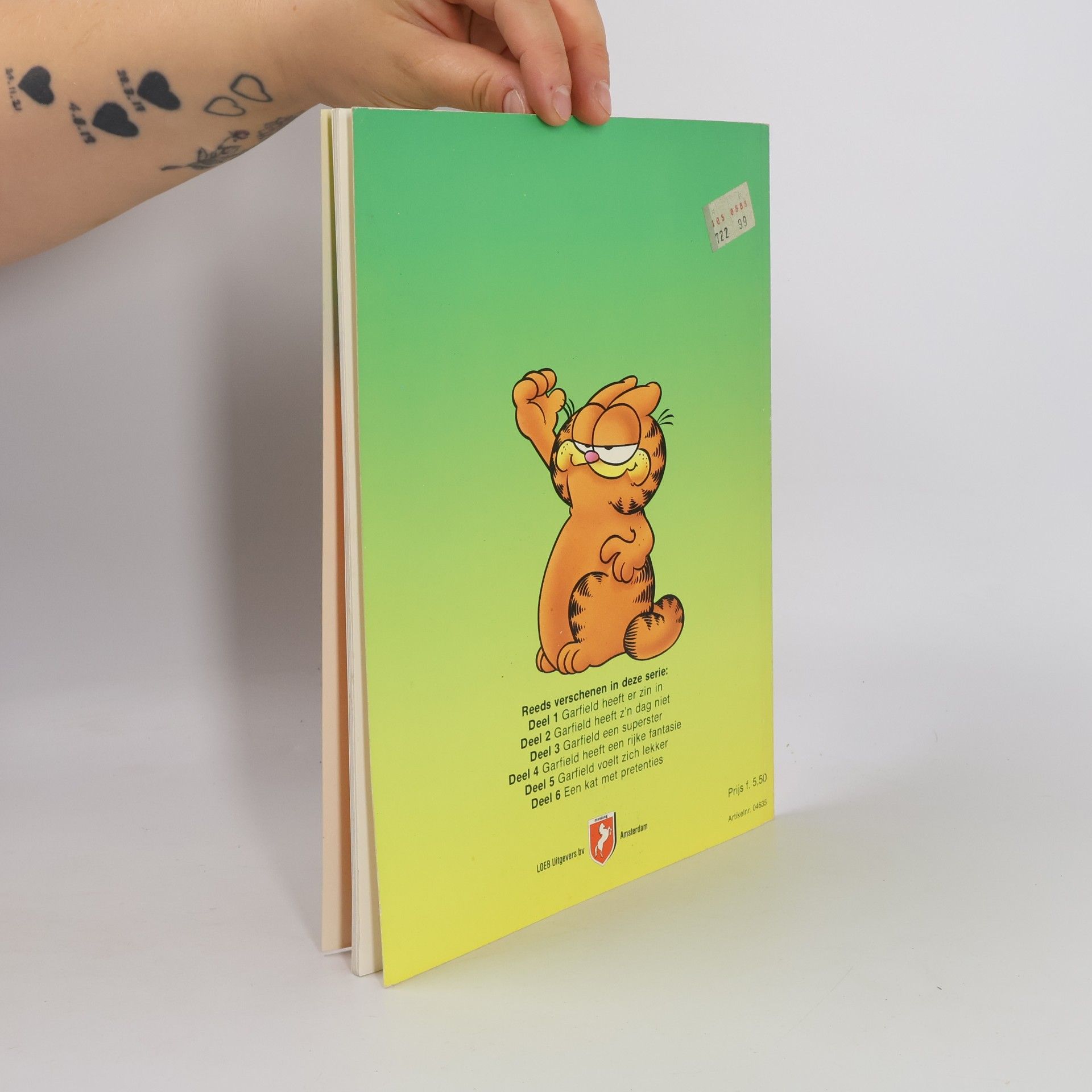 Jim Davis Garfield heeft er zin in