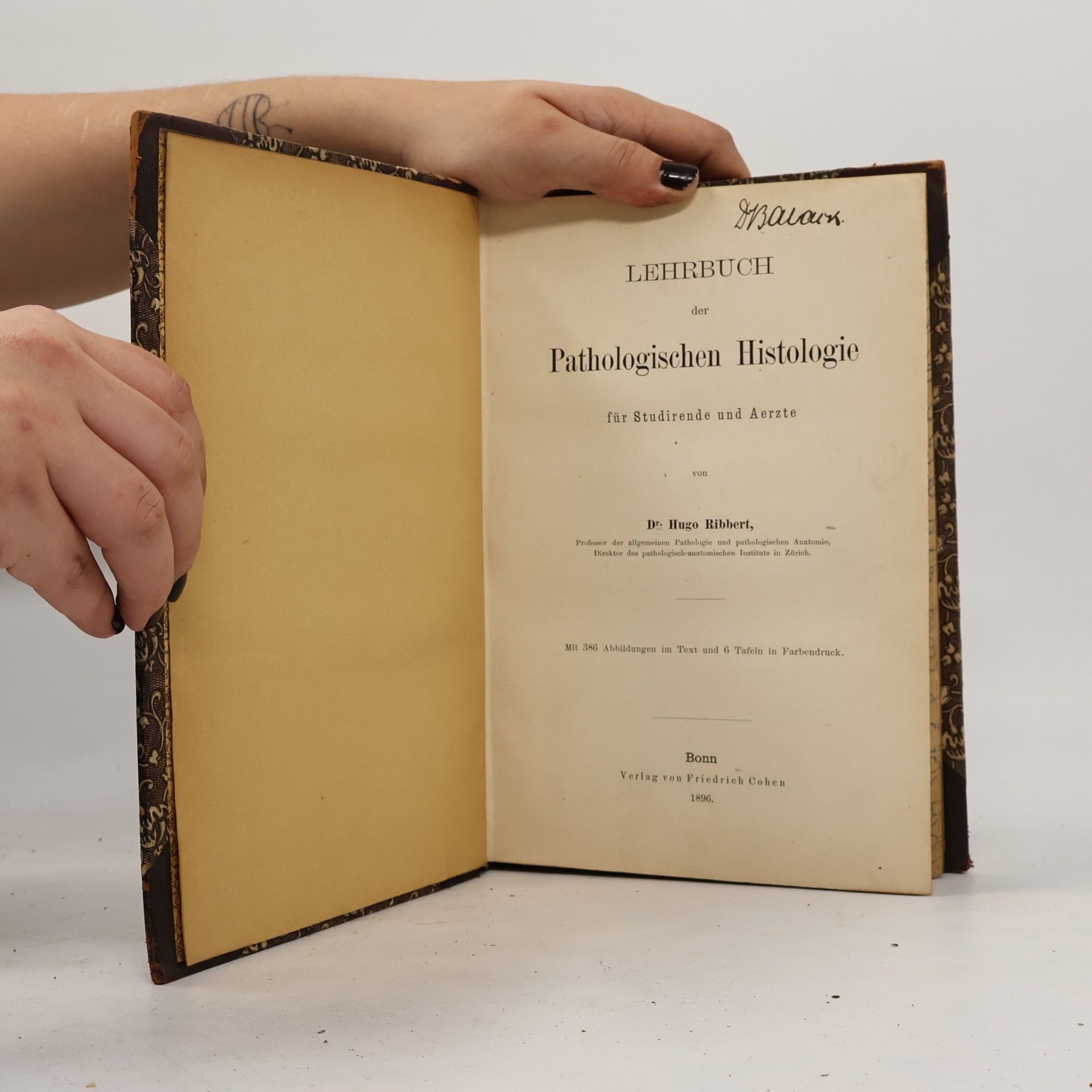 Hugo Ribbert Pathologischen Histologie
