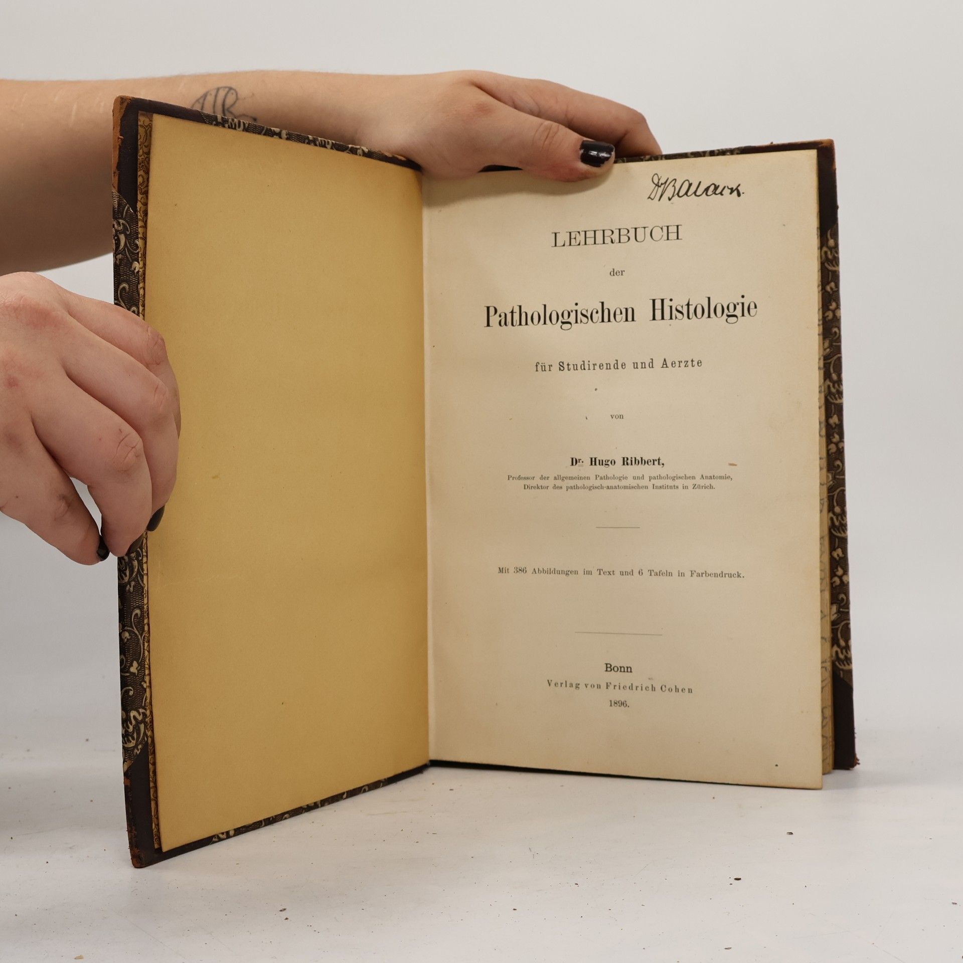 Hugo Ribbert Pathologischen Histologie