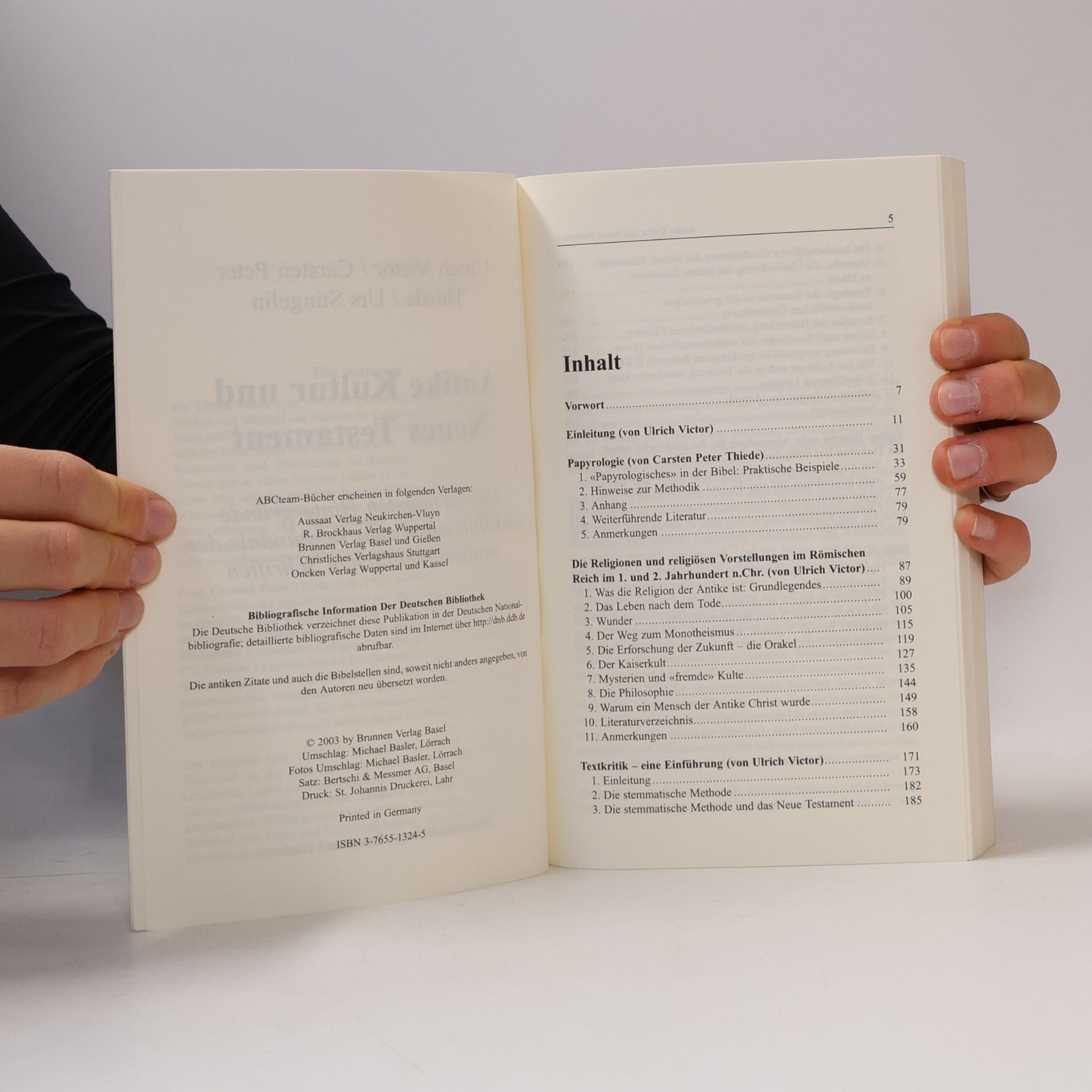 Ulrich Victor Antike Kultur und Neues Testament