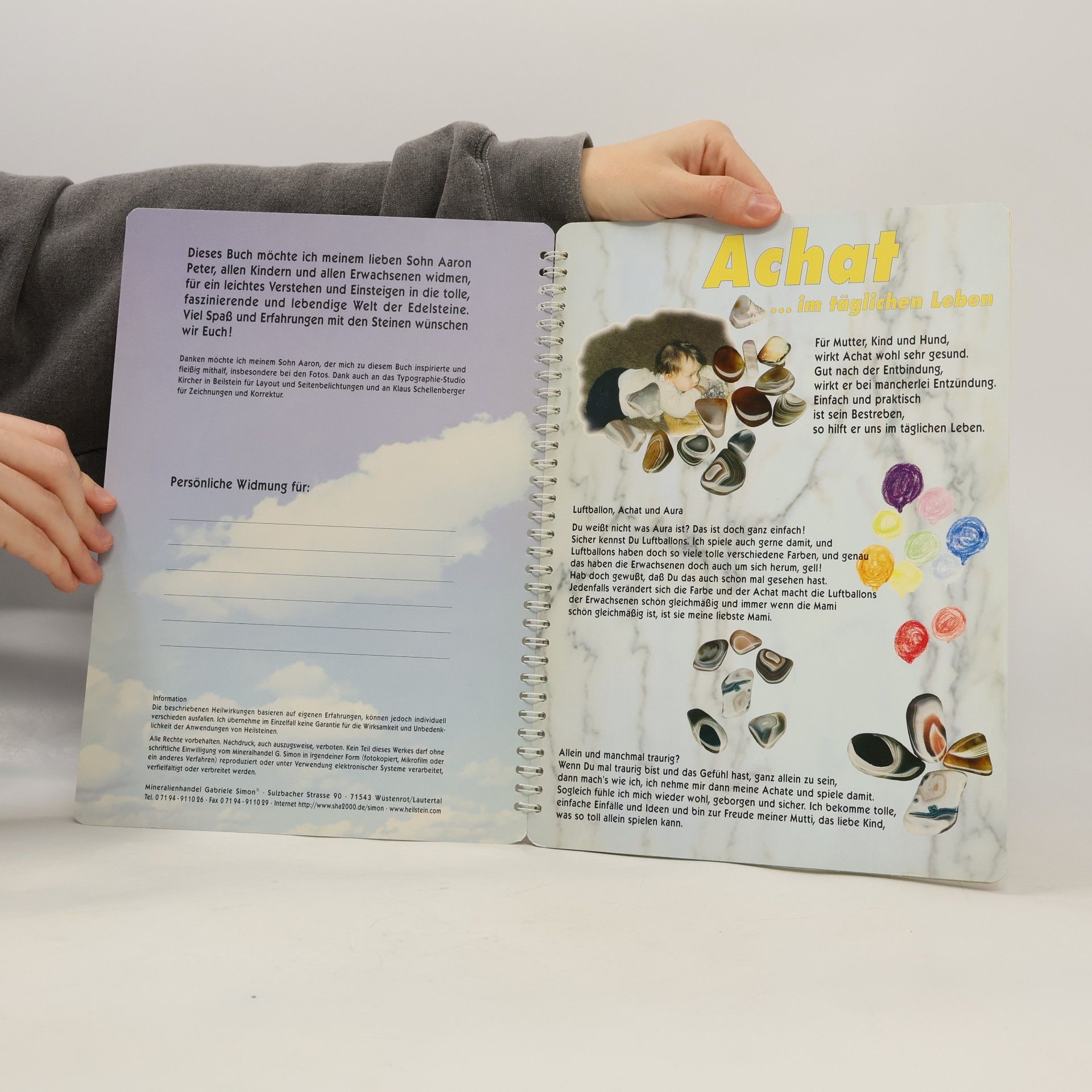 Gabriele Simon Das Heilsteine Familienbilderbuch
