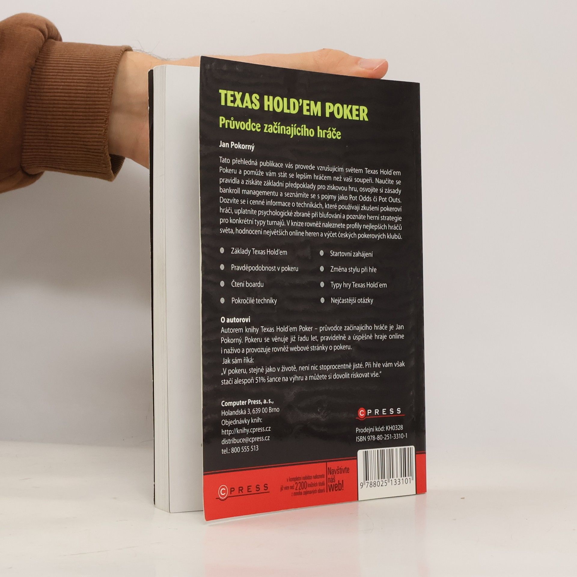 Jan Pokorný Texas Hold'em poker: Průvodce začínajícího hráče