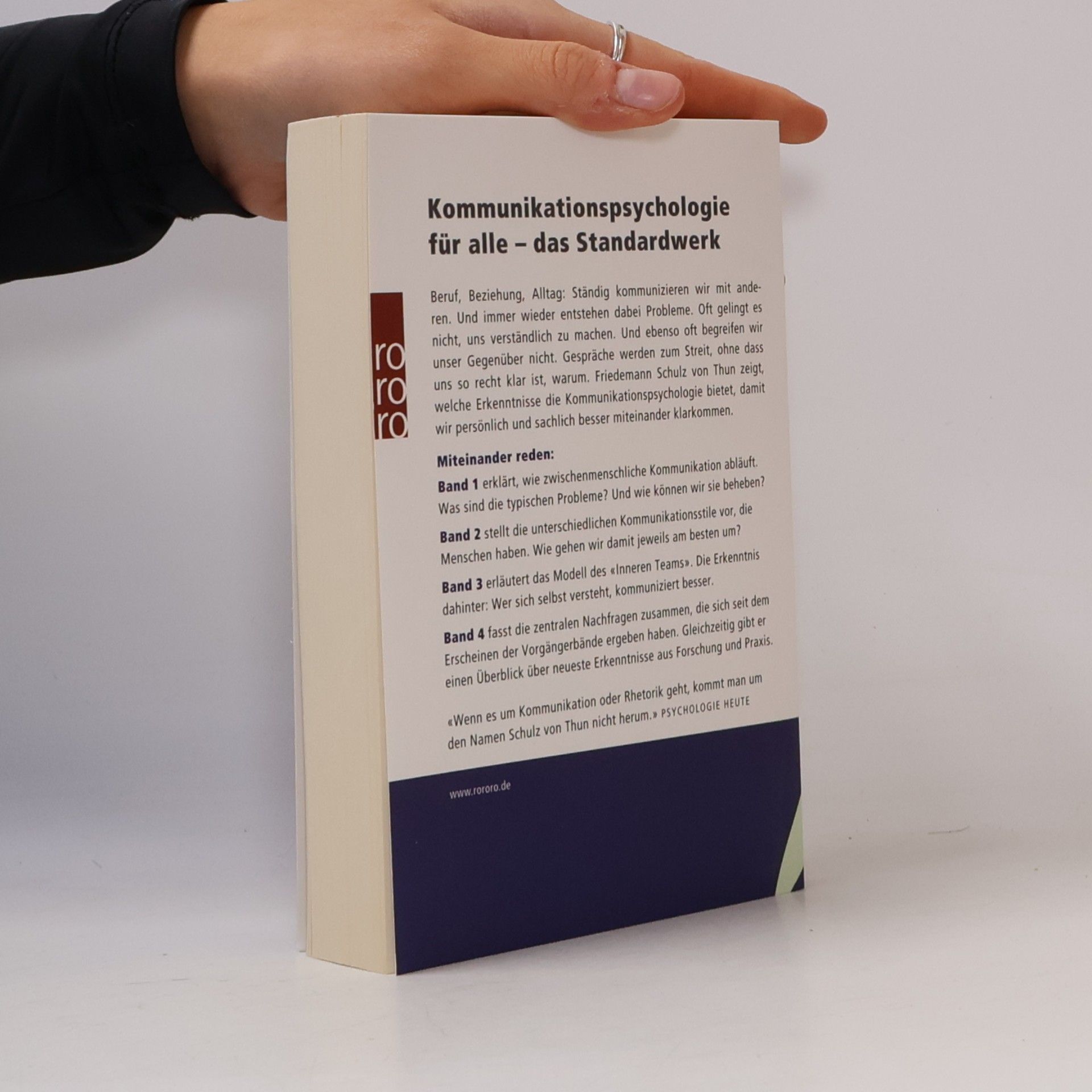 Friedemann Schulz von Thun Miteinander reden 1-4