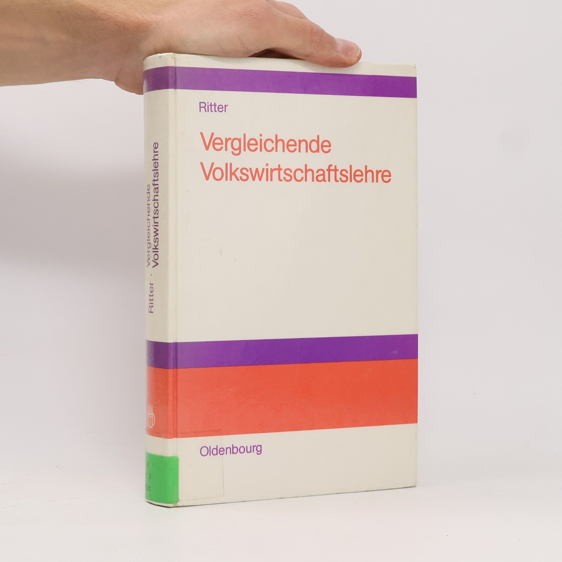 Ulrich Peter Ritter Vergleichende Volkswirtschaftslehre