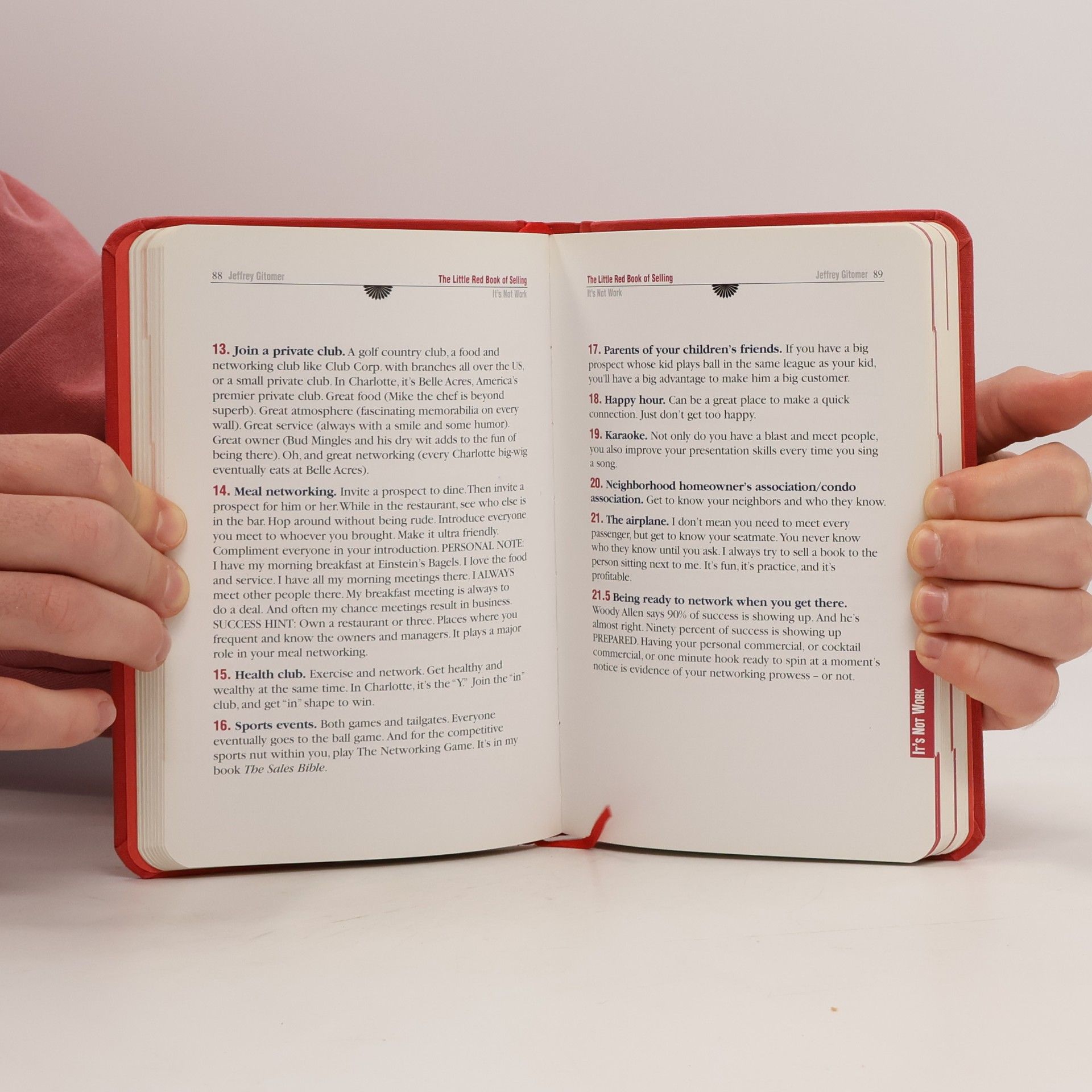 Jeffrey H. Gitomer Jeffrey Gitomer's little red book of selling. 12.5 principles of sales greatness. How to make sales forever.