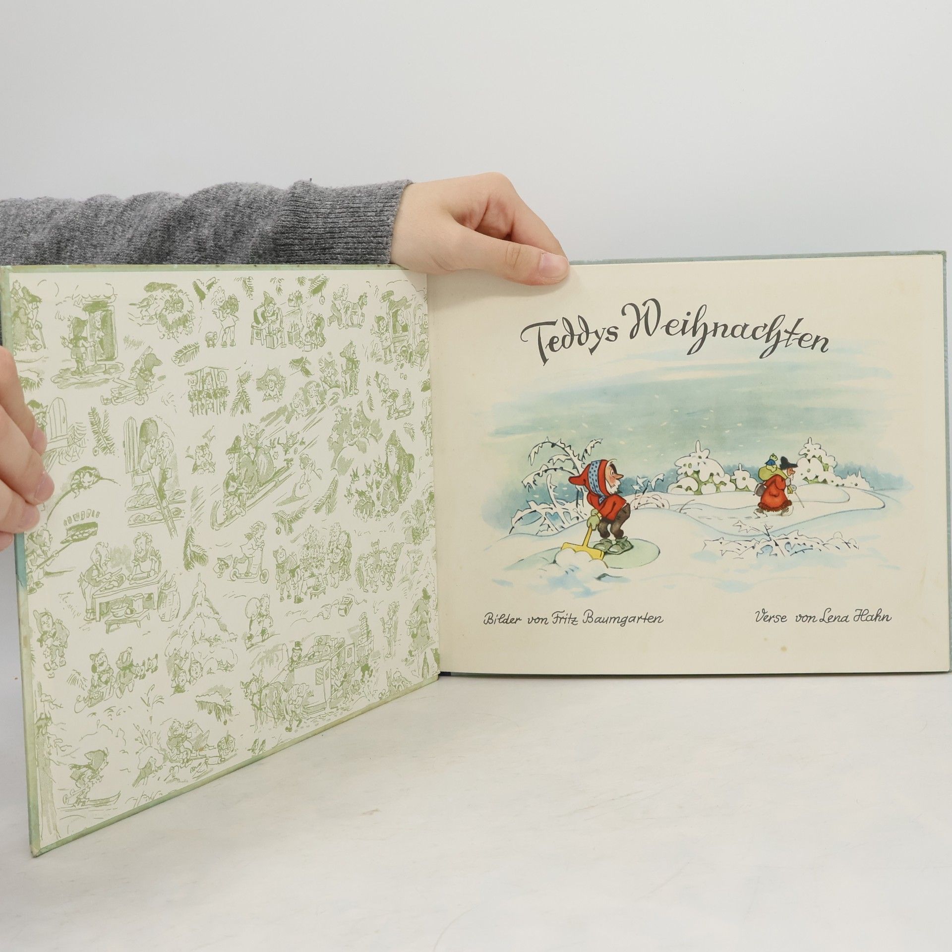 Fritz Baumgarten Teddys Weihnachten: Ein Bilderbuch von Fritz Baumgarten