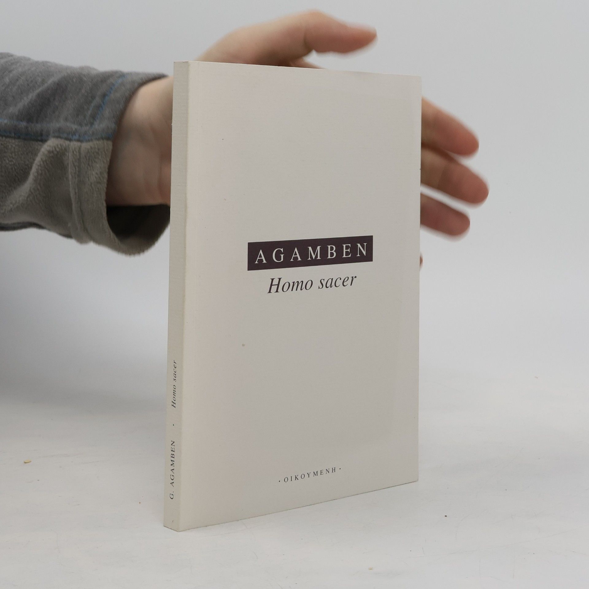 Giorgio Agamben Homo sacer