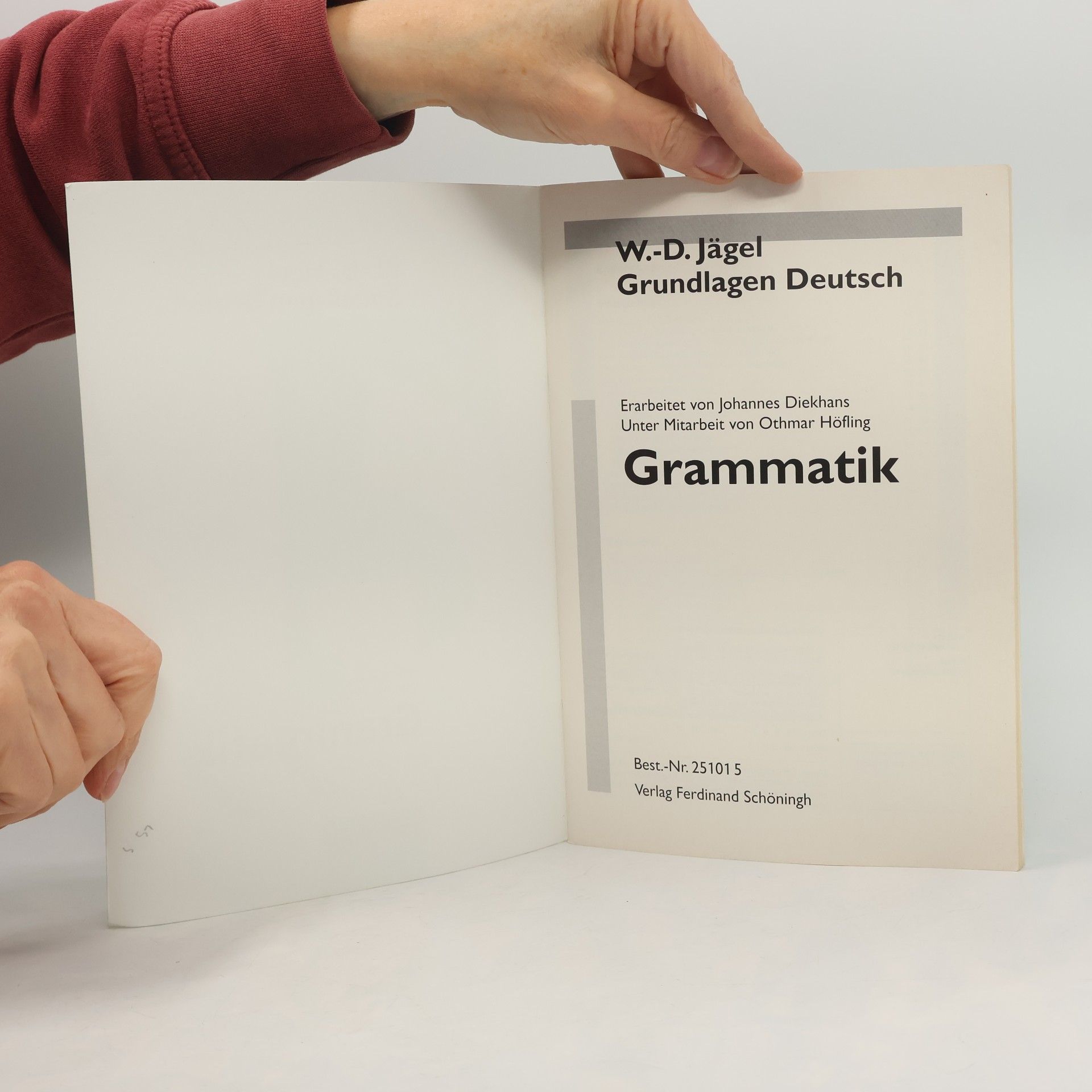 Johannes Diekhans Grammatik