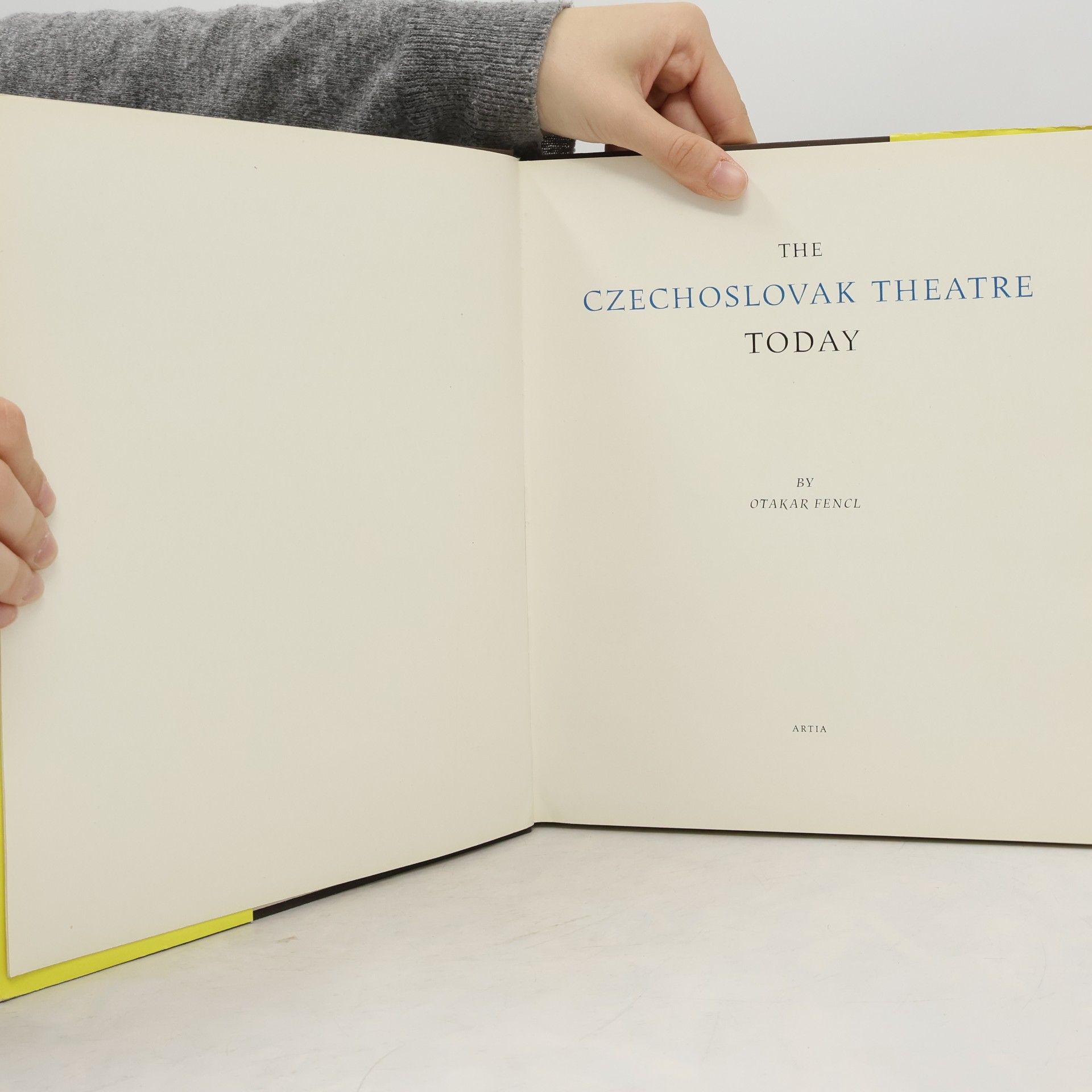Otakar Fencl The Czechoslovak Theatre Today